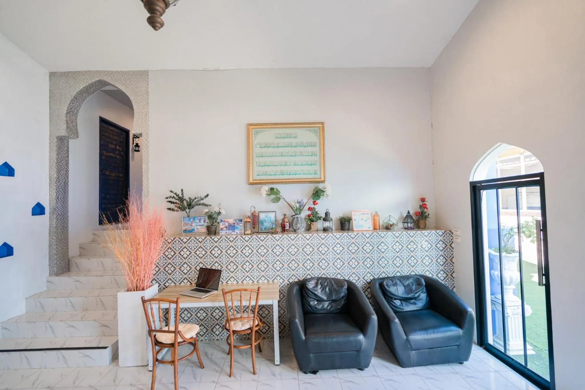 Living room in The Panwa Guesthouse, Phuket