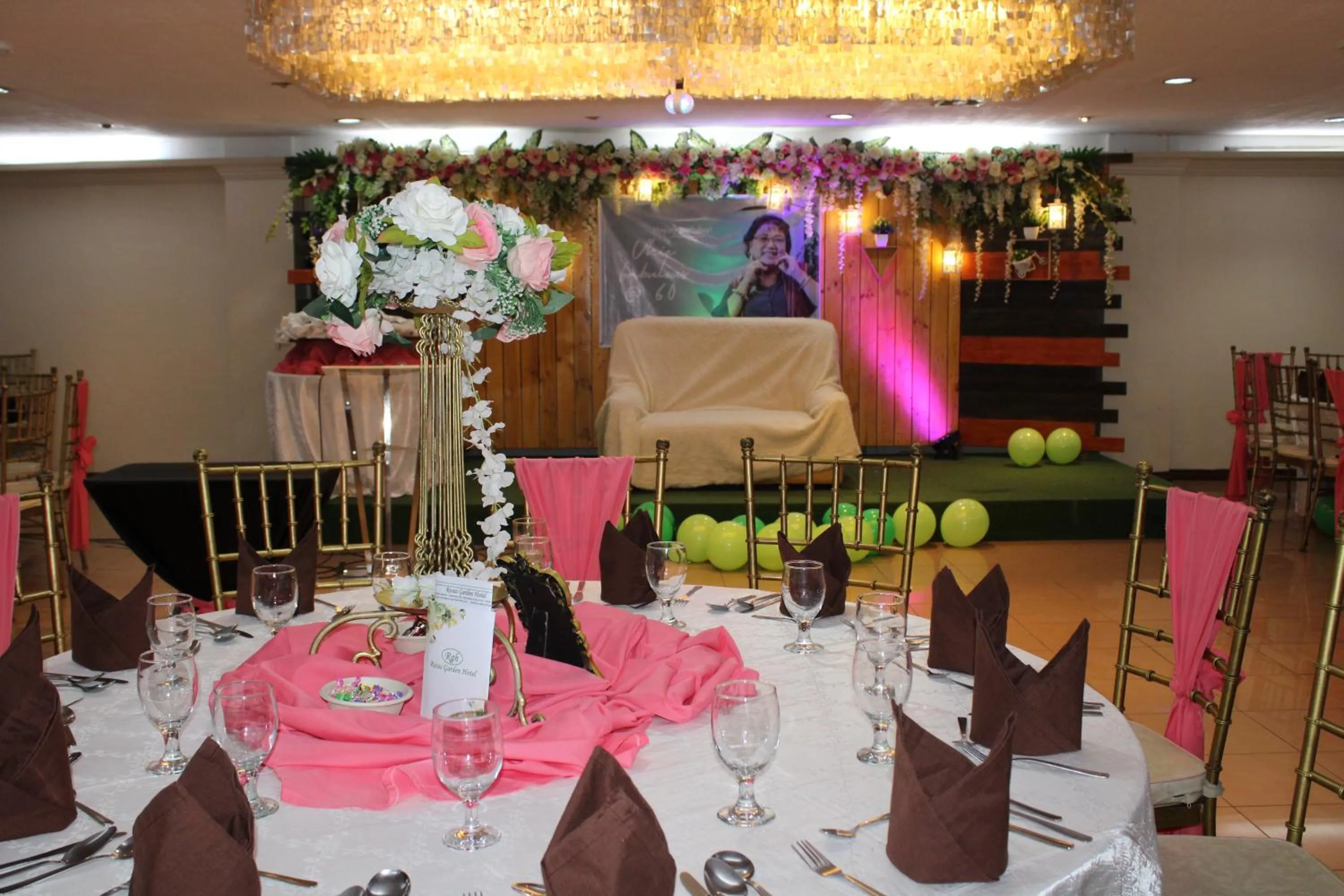 Banquet/Function facilities in Rosas Garden Hotel