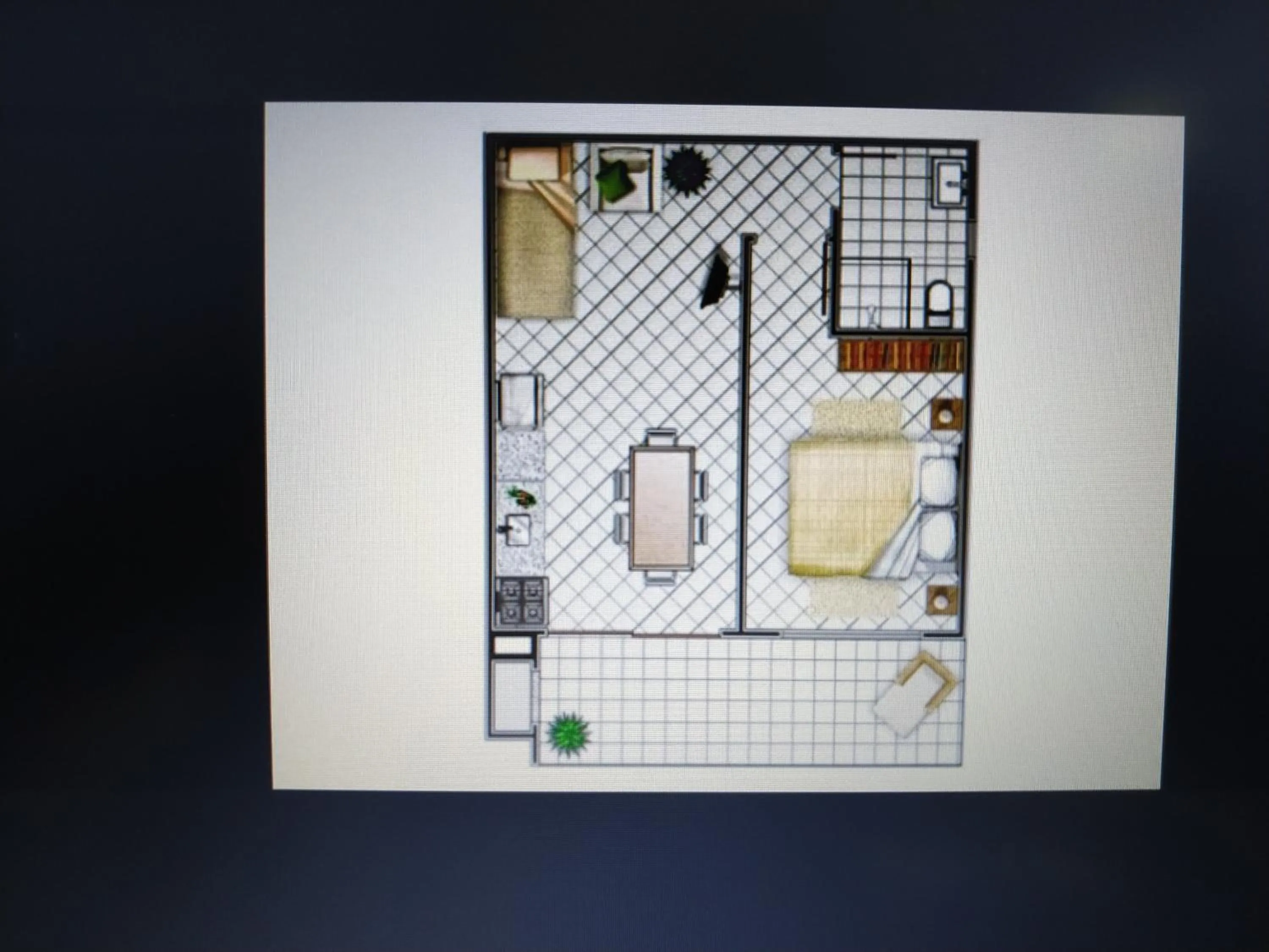 Floor plan in Residencial Praia Bombas