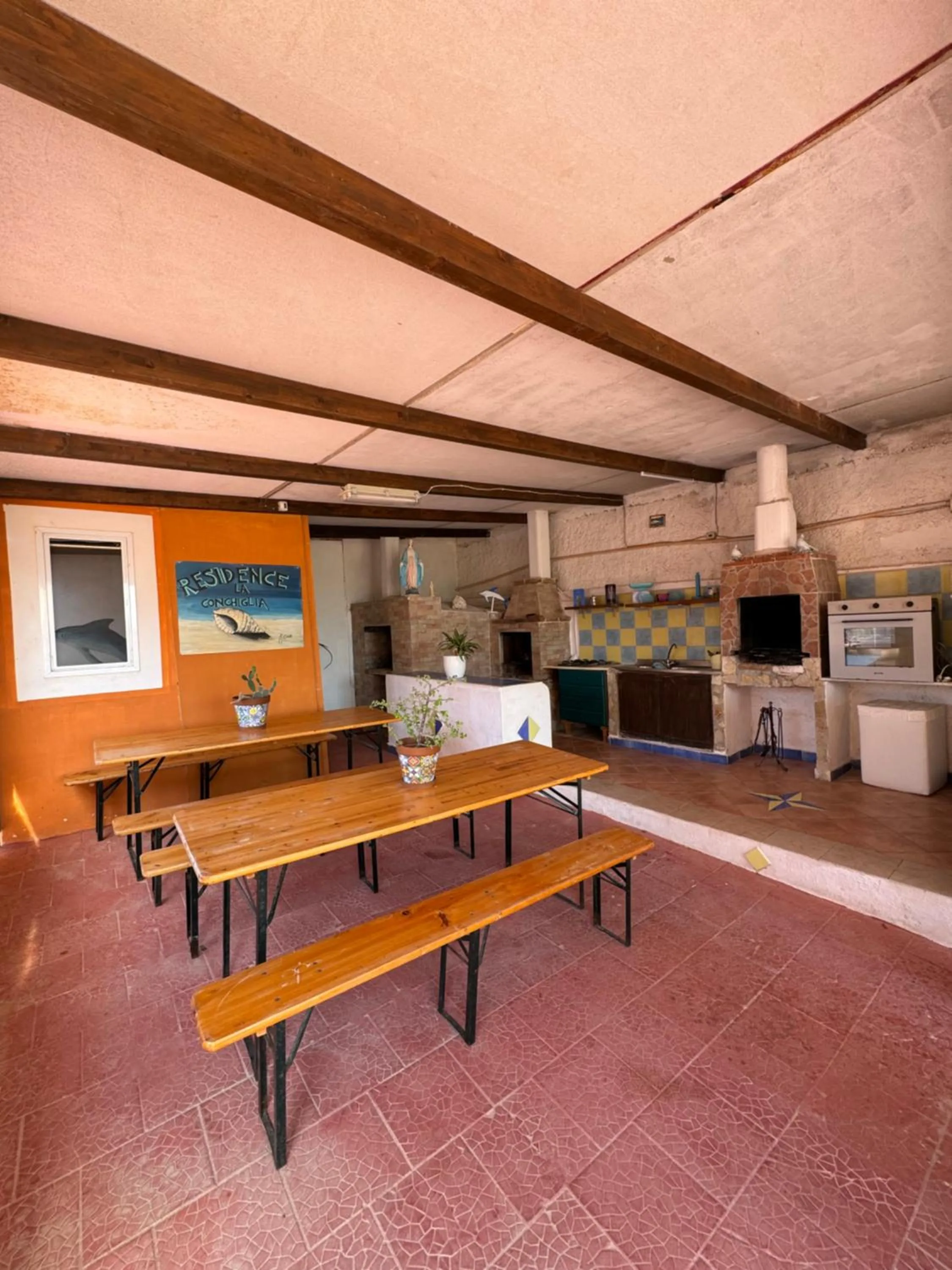 Seating area in Residence La Conchiglia