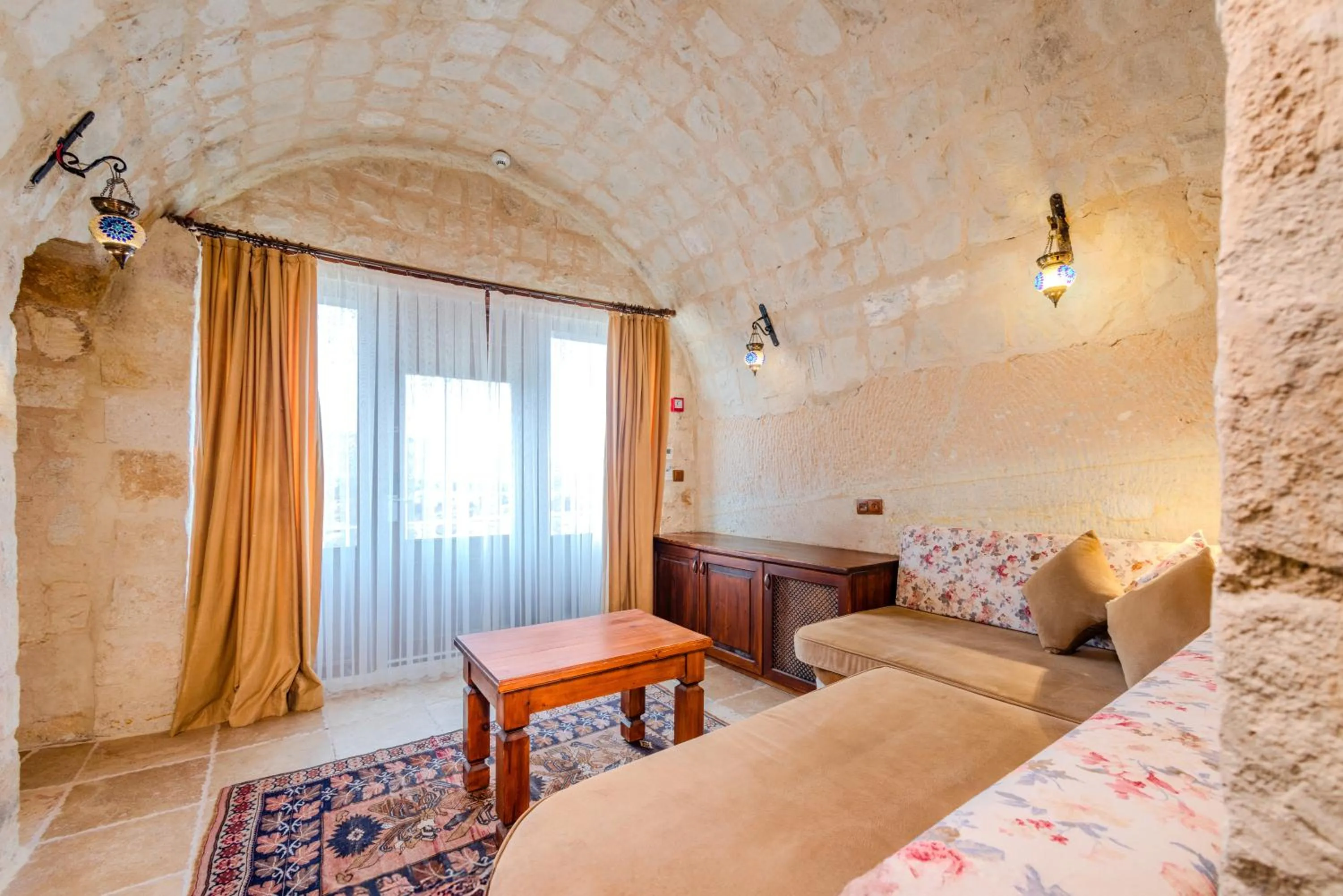 Bed in MDC Cave Hotel Cappadocia