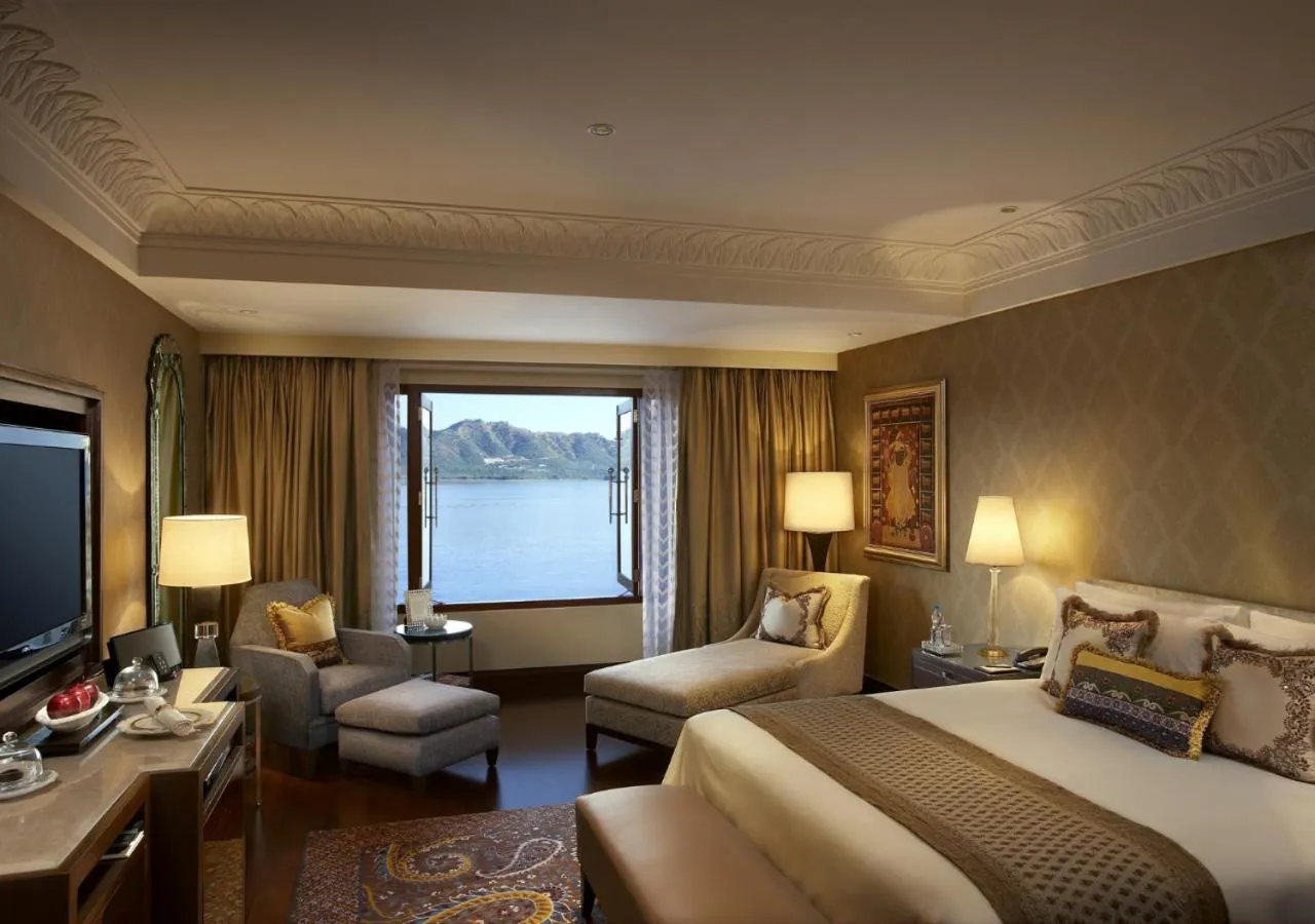 View (from property/room), Bed in The Leela Palace Udaipur