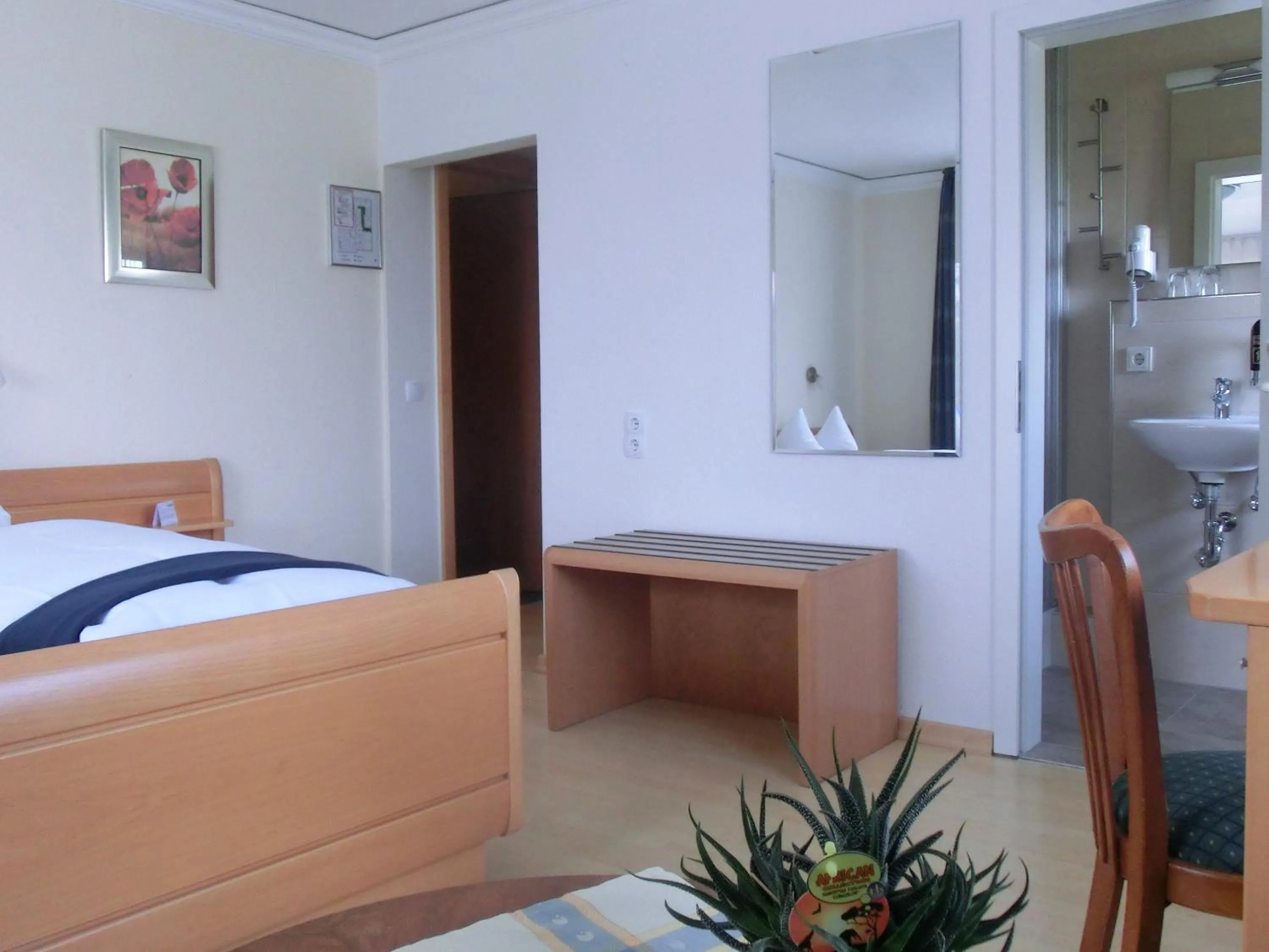 Photo of the whole room, Bed in Hotel Haus Nachtigall - B&B