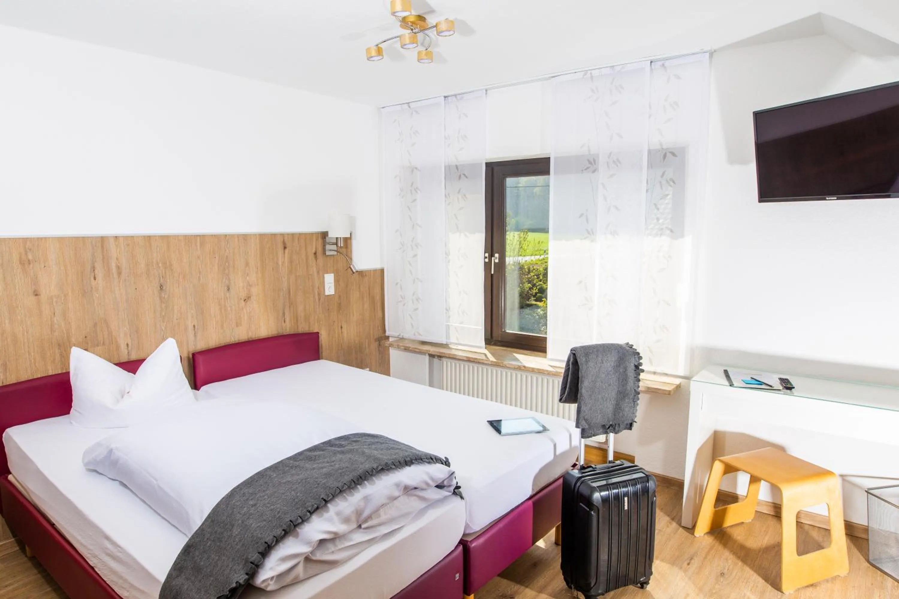 Photo of the whole room, Bed in Hotel Haus Nachtigall - B&B