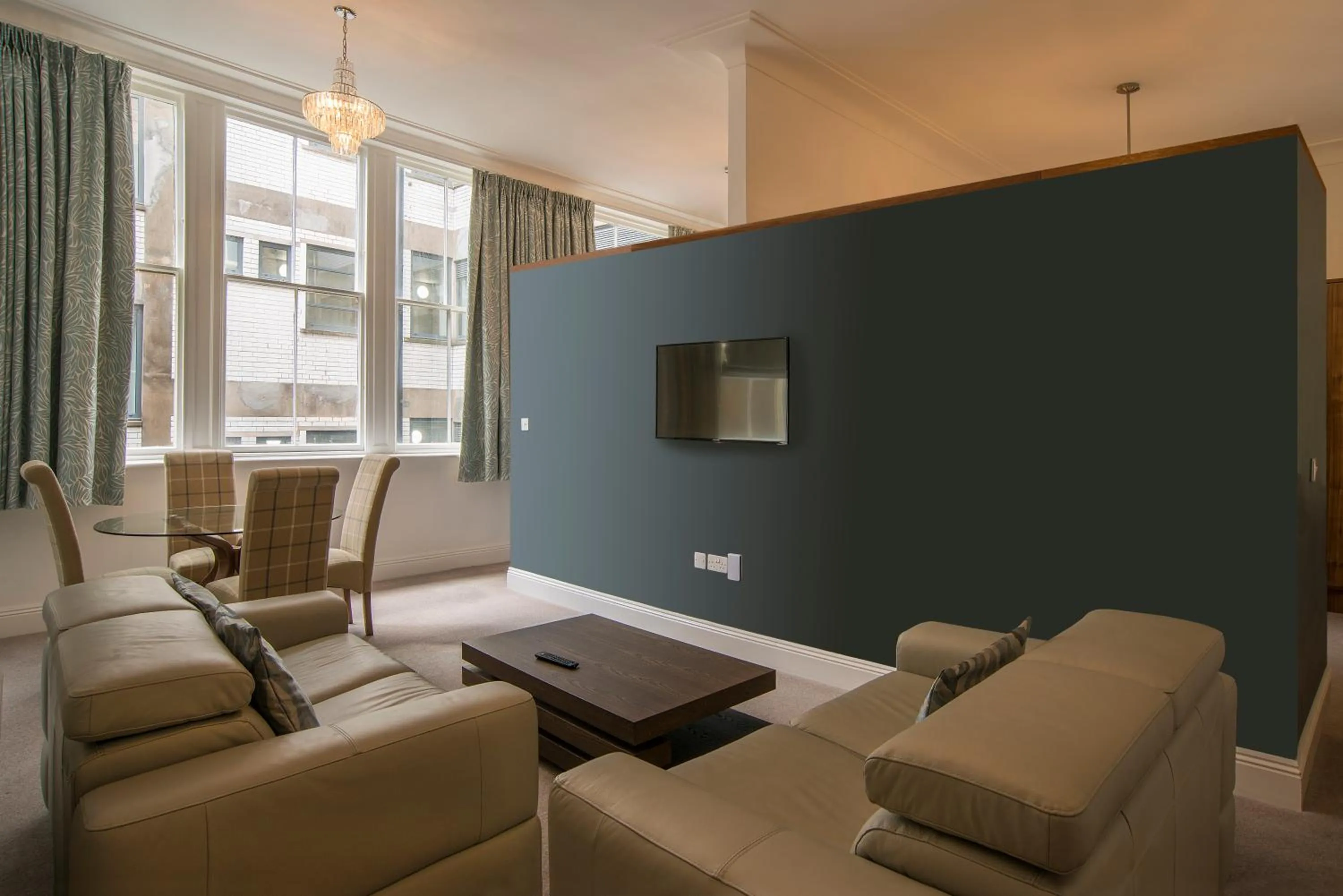 Living room in The Castle Collection 14 Cook Street