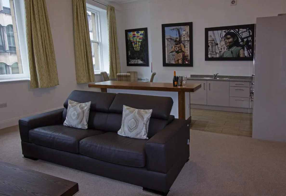 Living room in The Castle Collection 14 Cook Street