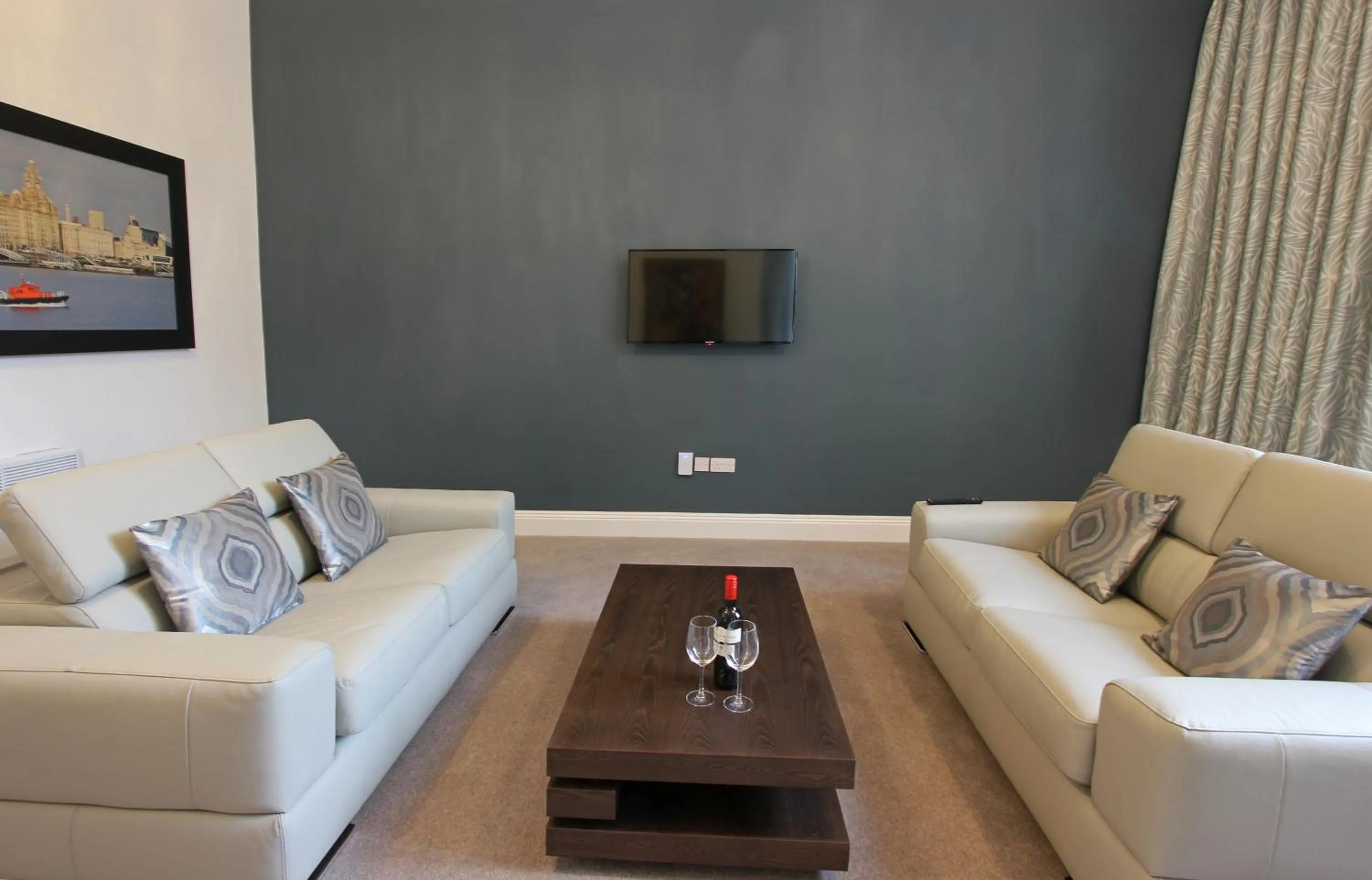 Living room in The Castle Collection 14 Cook Street