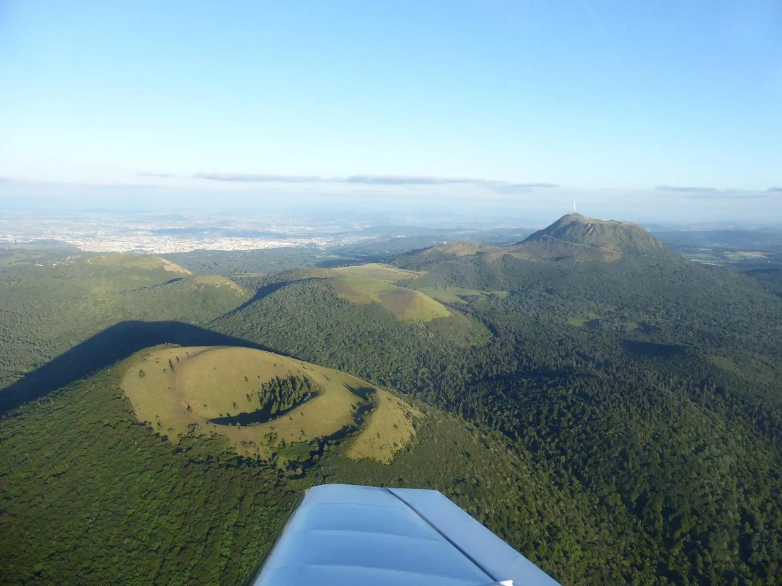 Bird's eye view in Chambres d'hôtes Villa Volcano