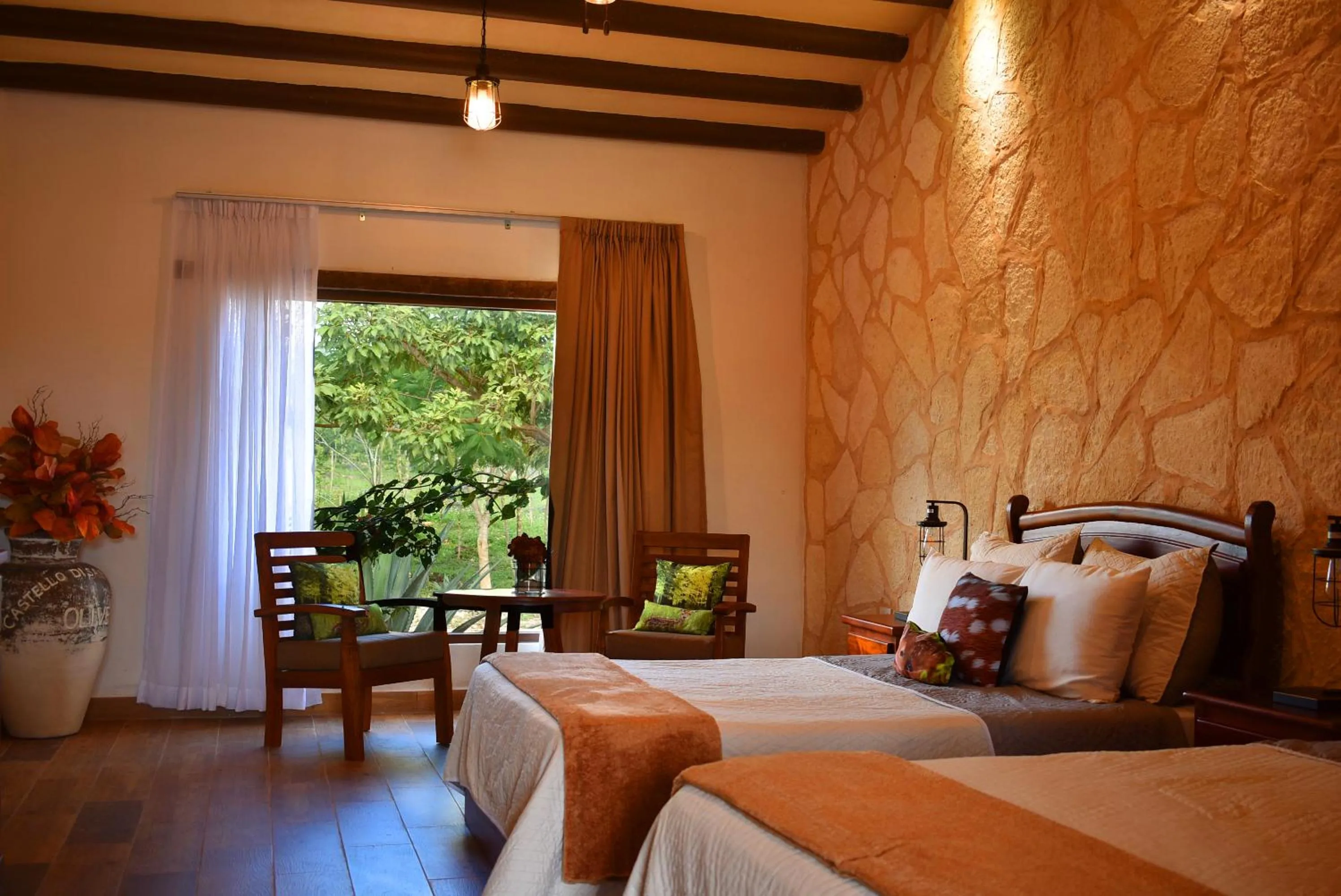 Bed in Villas Vallazoo