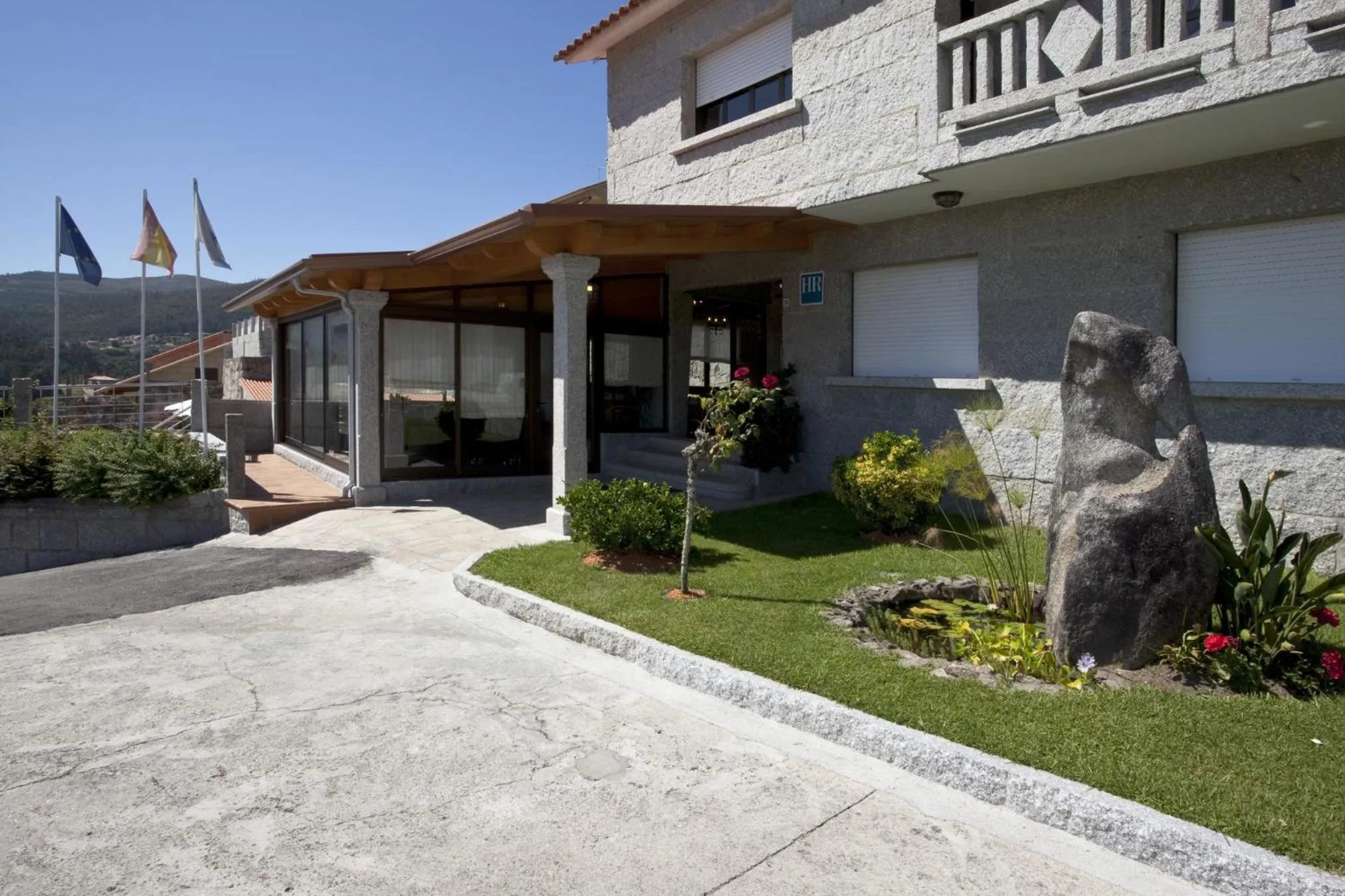 Facade/entrance in Hotel Liñares