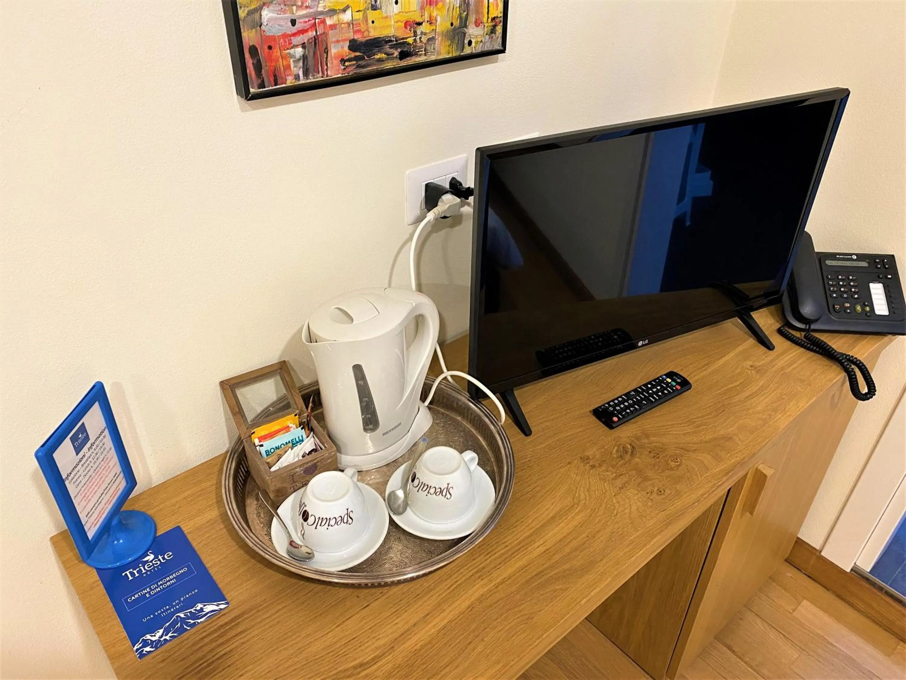 TV and multimedia in Hotel Trieste