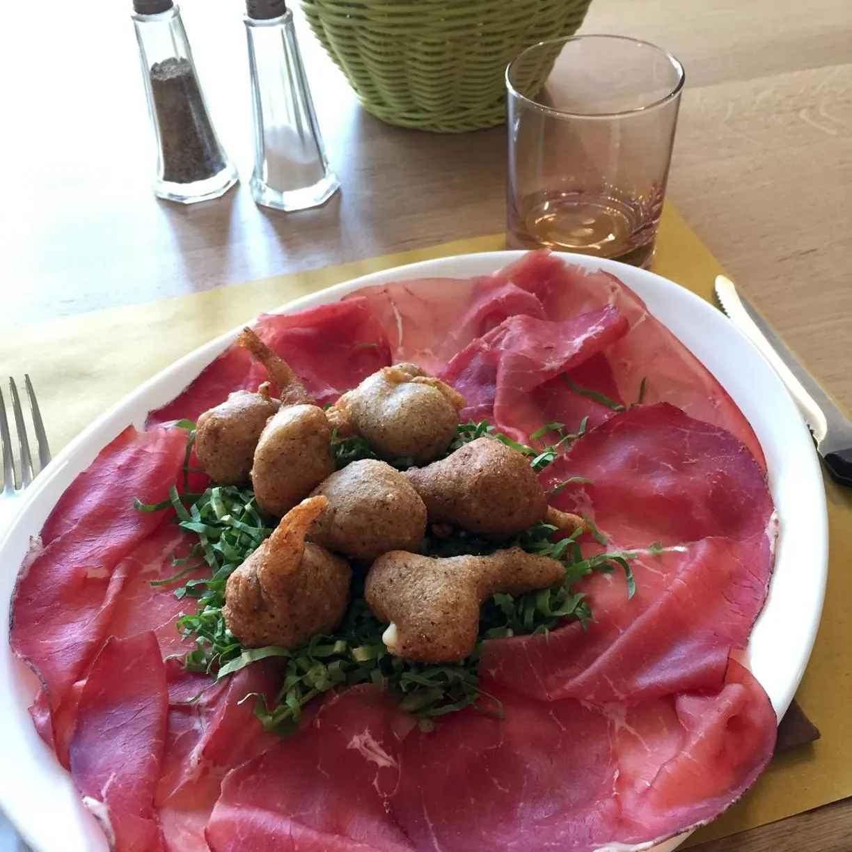 Food close-up in Hotel Trieste