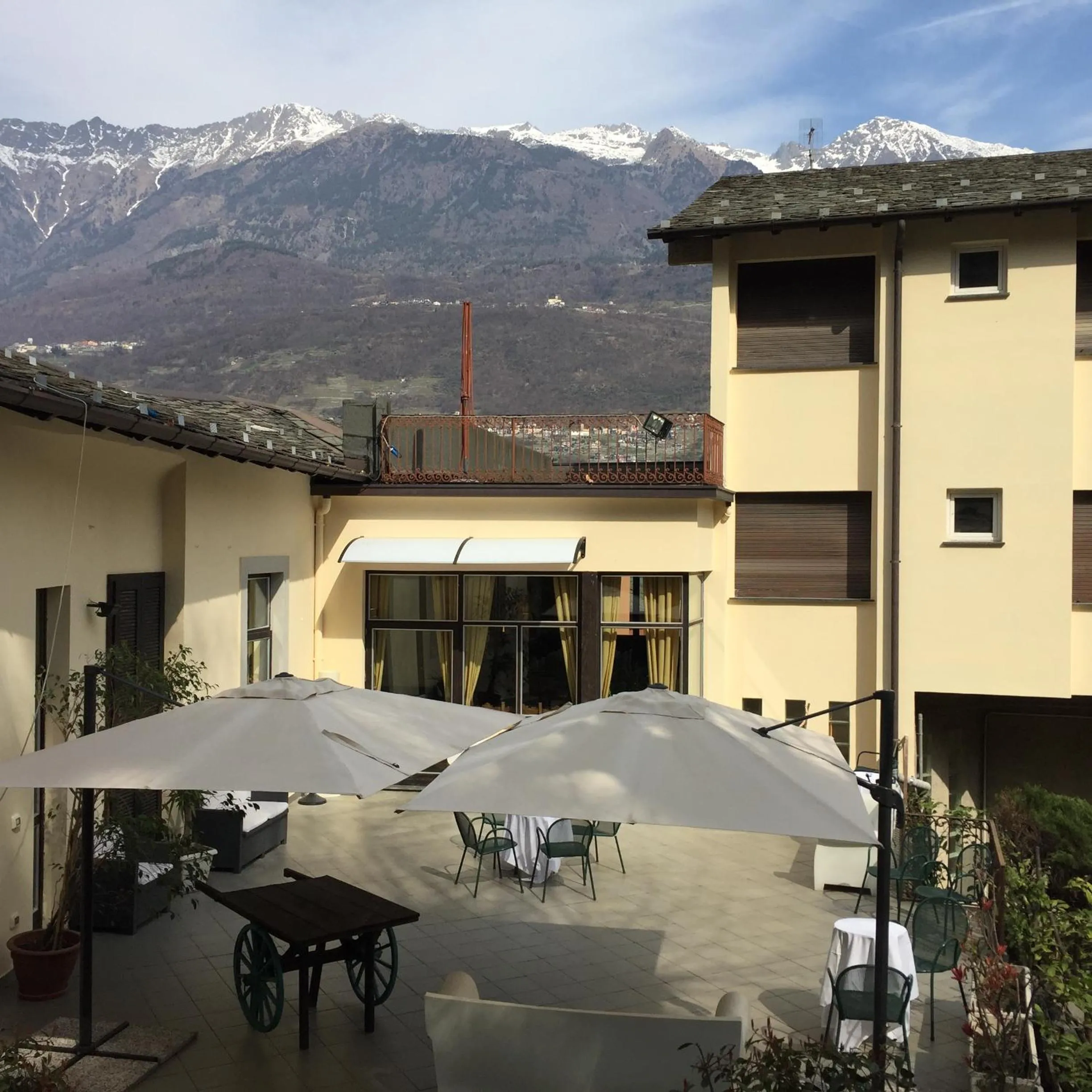 Balcony/Terrace in Hotel Trieste