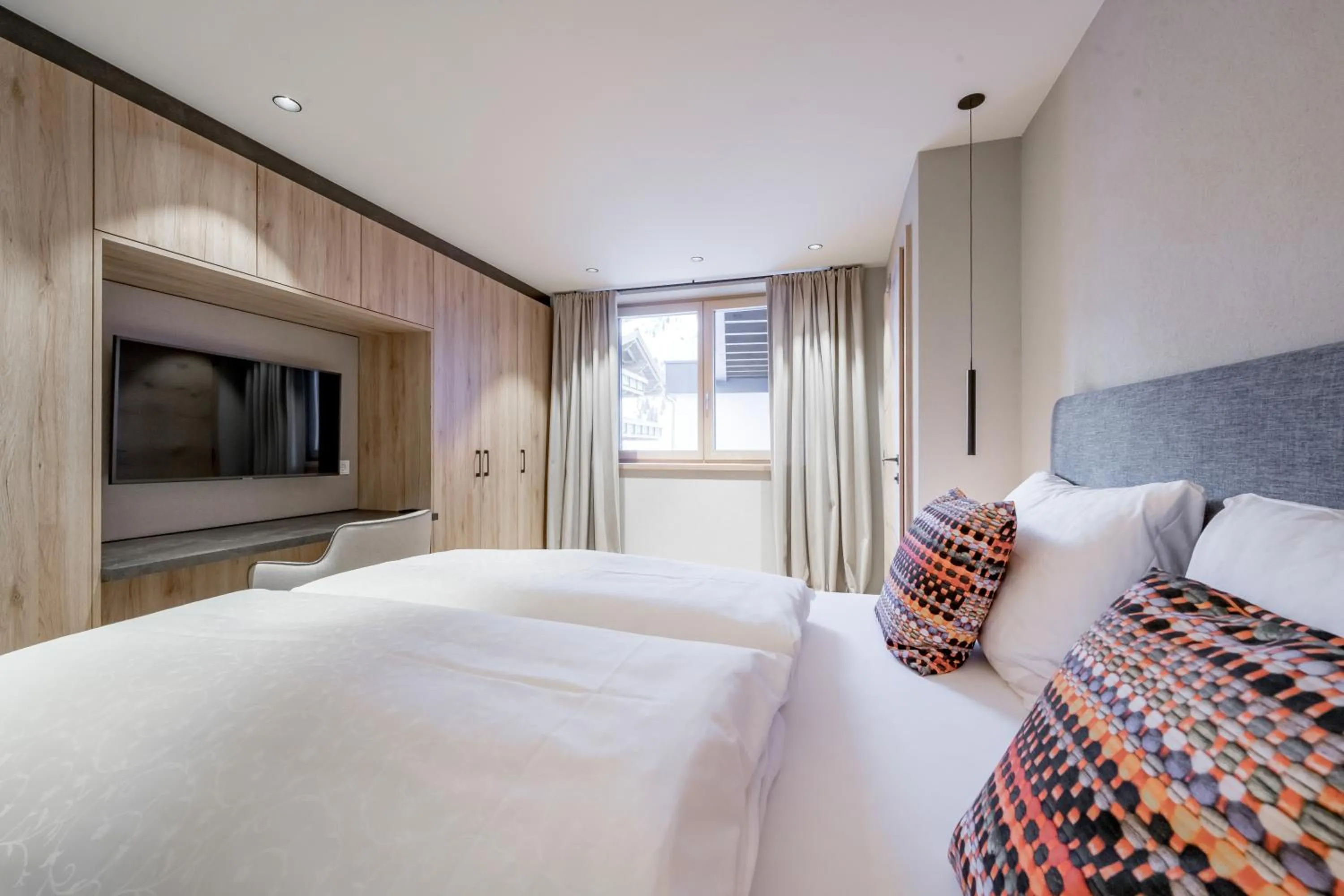 Bedroom, Bed in Bühlhof Appartements