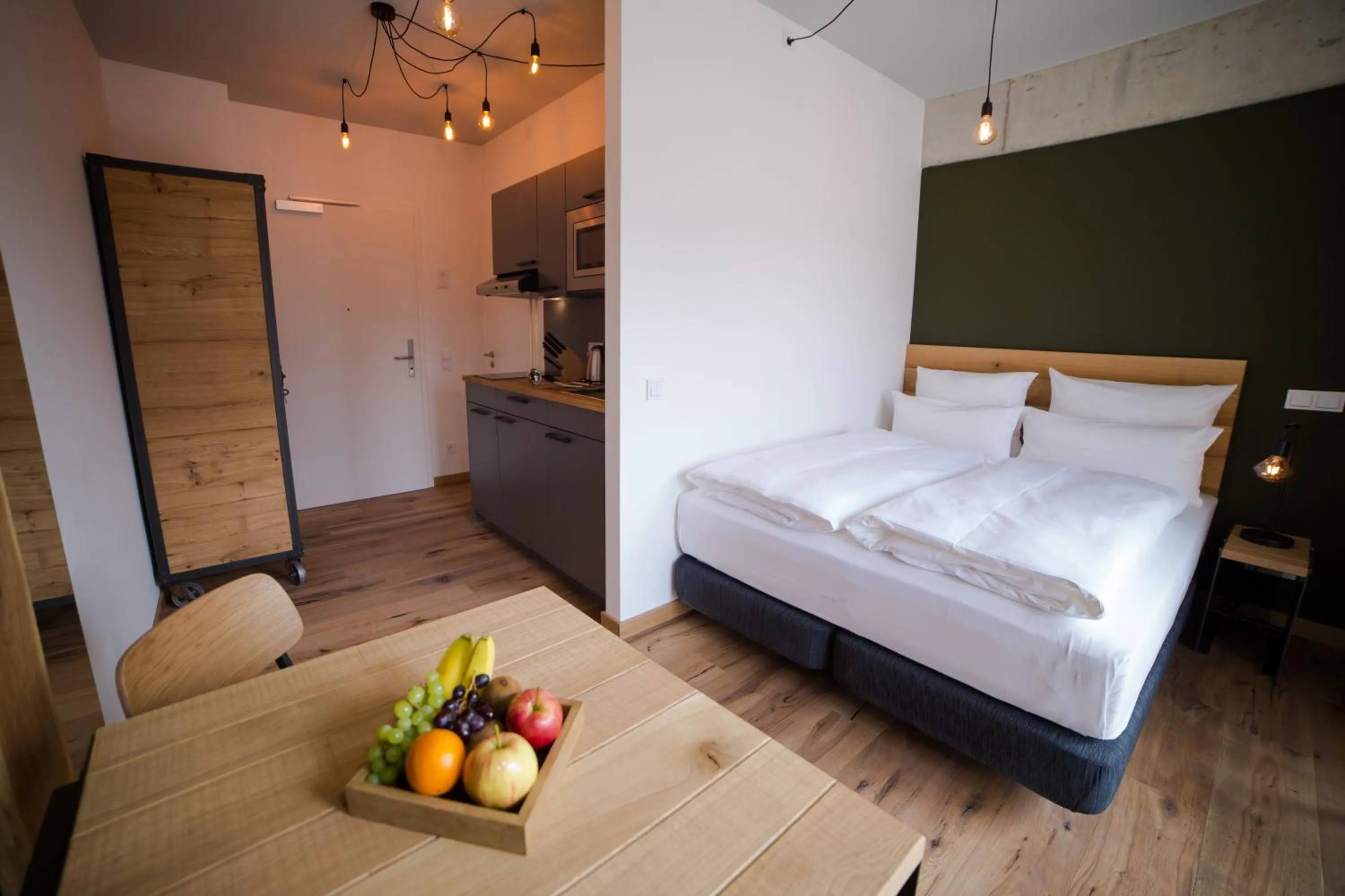 Photo of the whole room, Bed in Staycity Aparthotels Leipzig City Centre