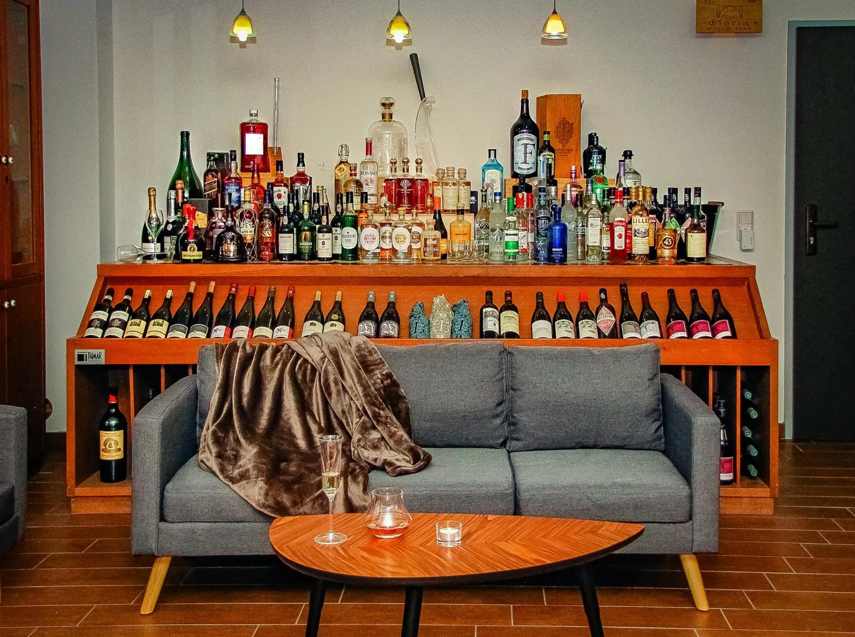 Living room in DAS TANN rooms & wine