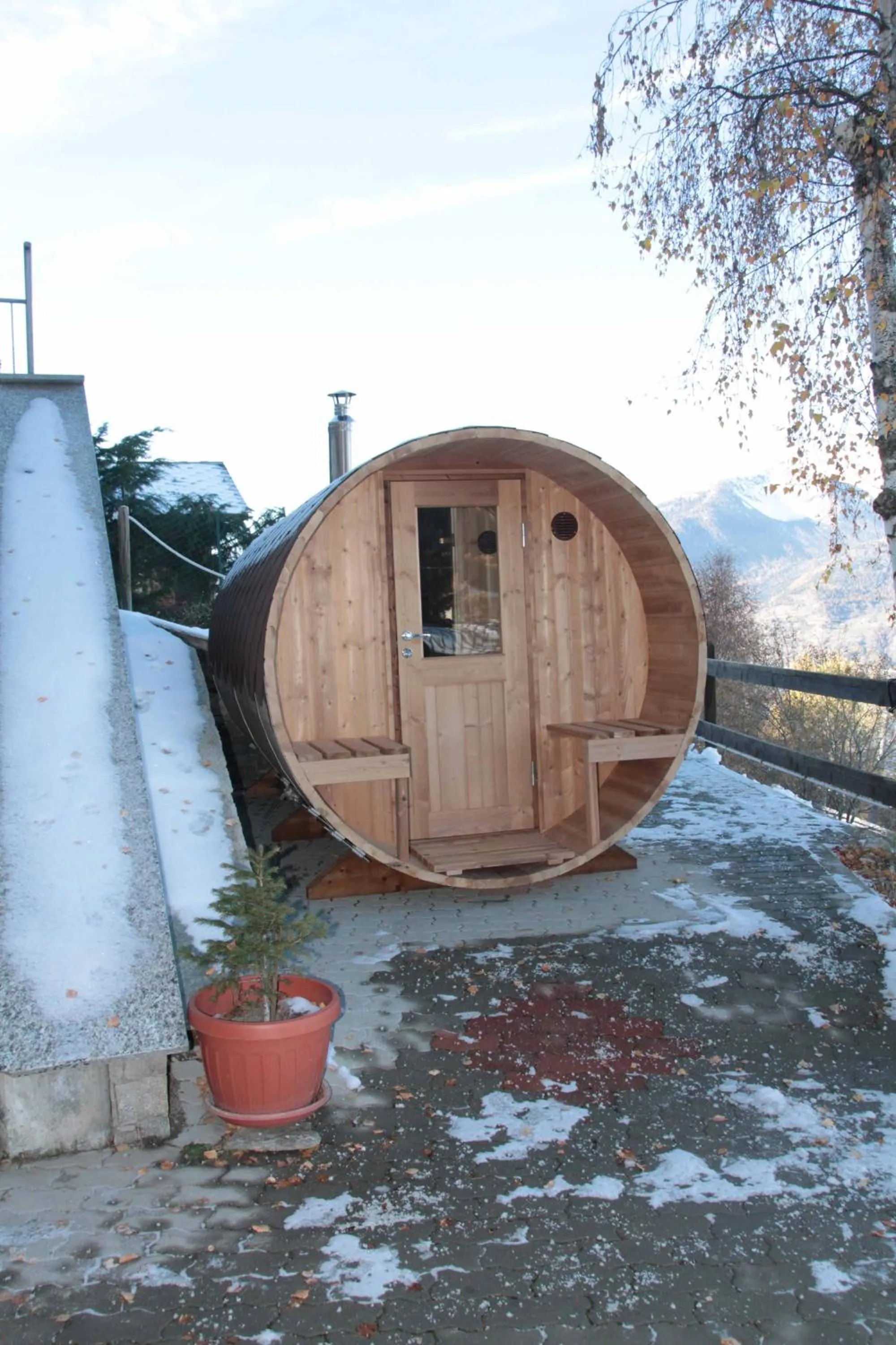 Sauna in Chambres D'Hotes Les Fleurs
