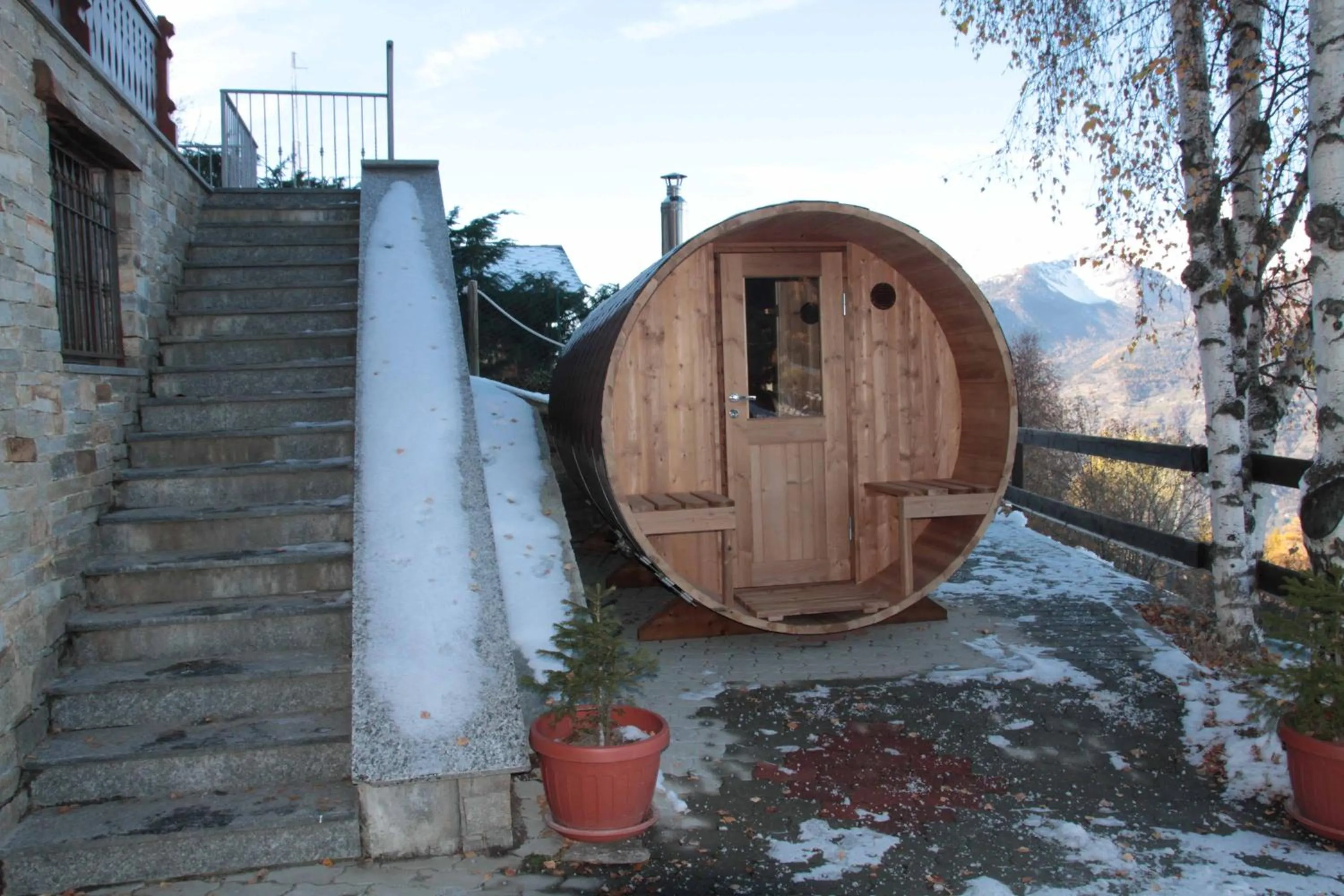 Sauna in Chambres D'Hotes Les Fleurs