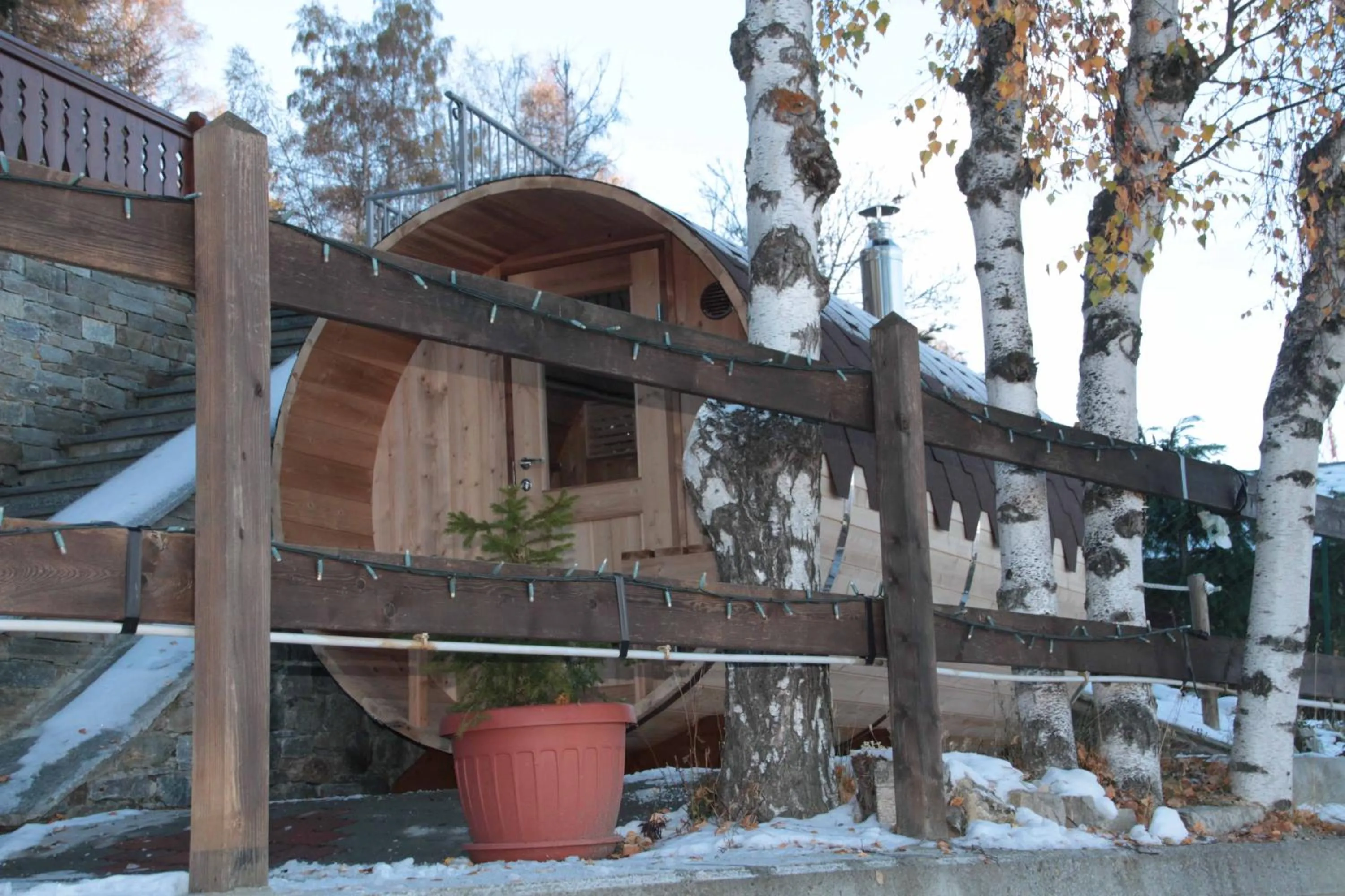 Sauna in Chambres D'Hotes Les Fleurs