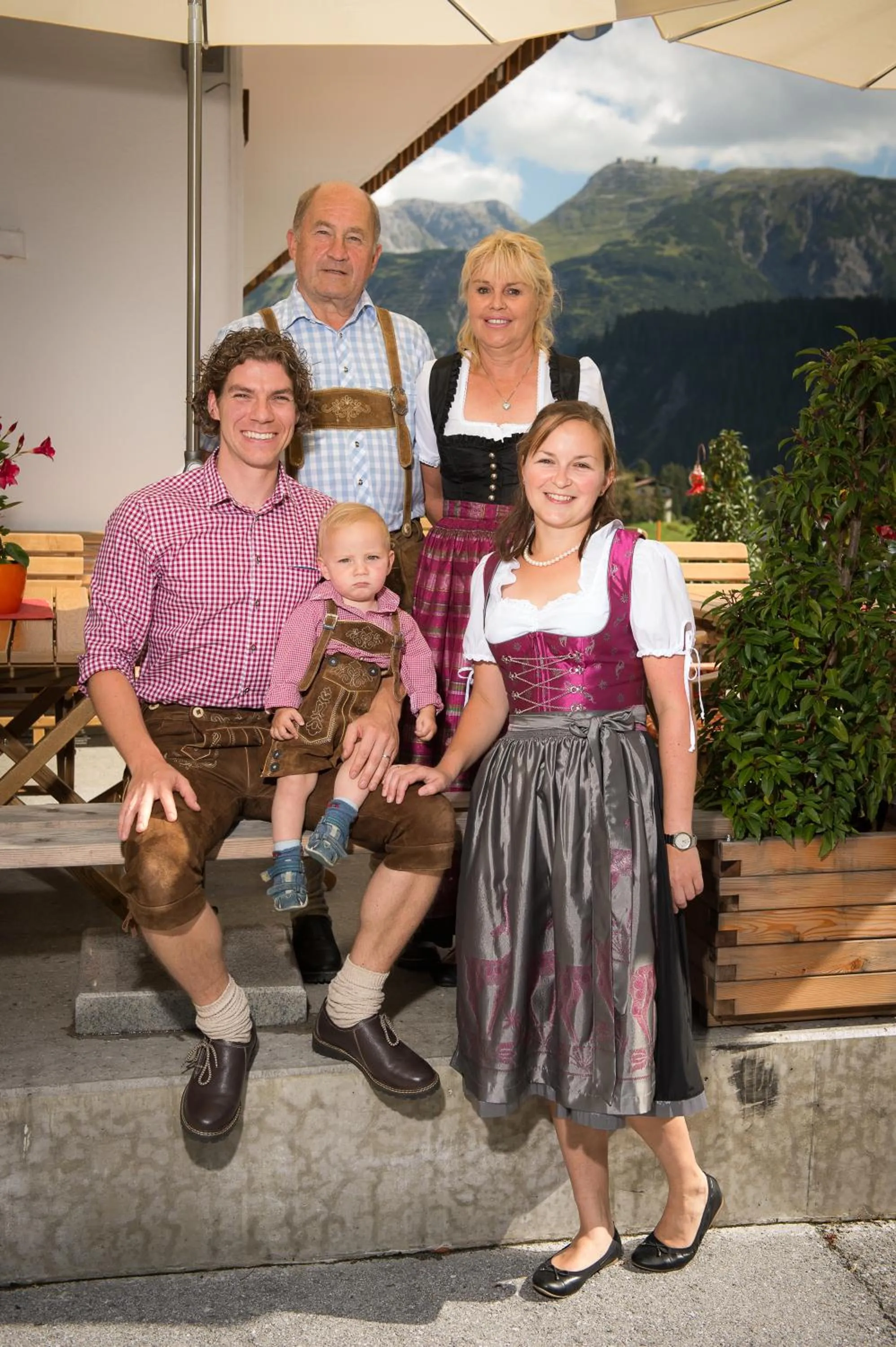 Family in Gasthaus & Pension Alphorn