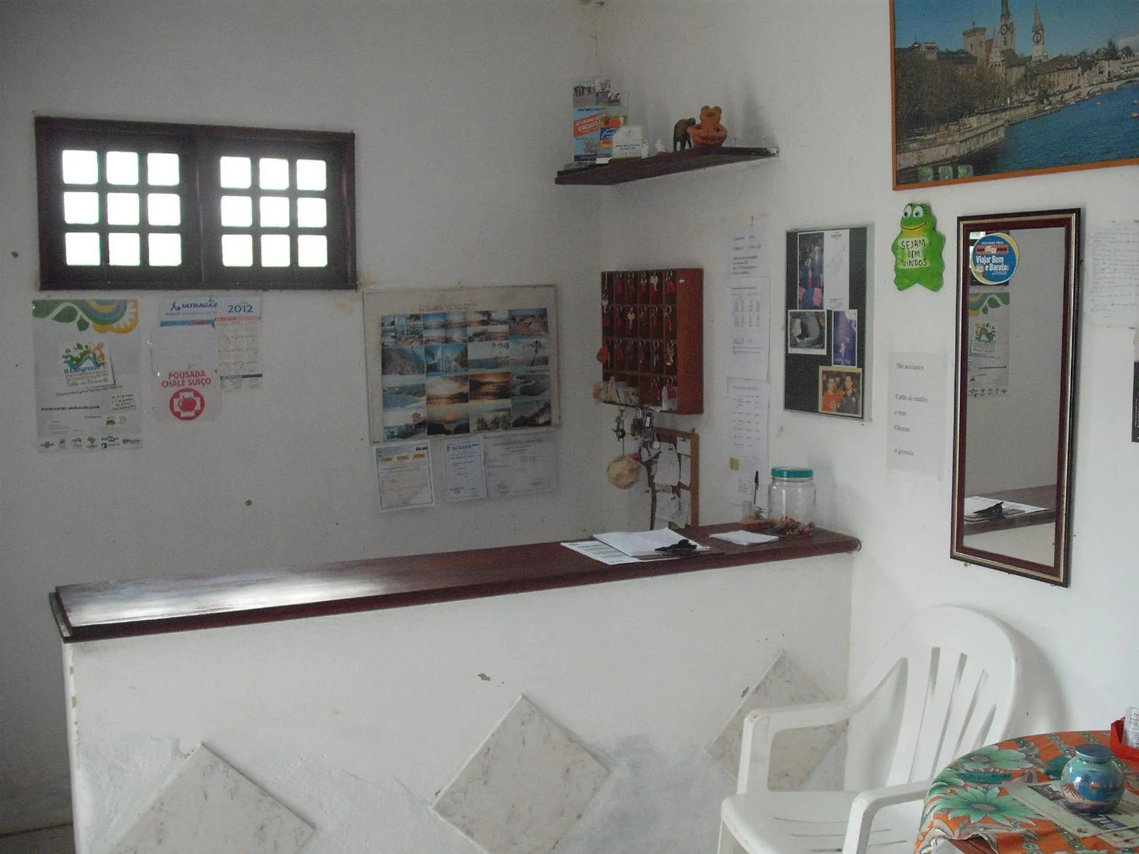 Lobby or reception in Pousada Chalé Suiço