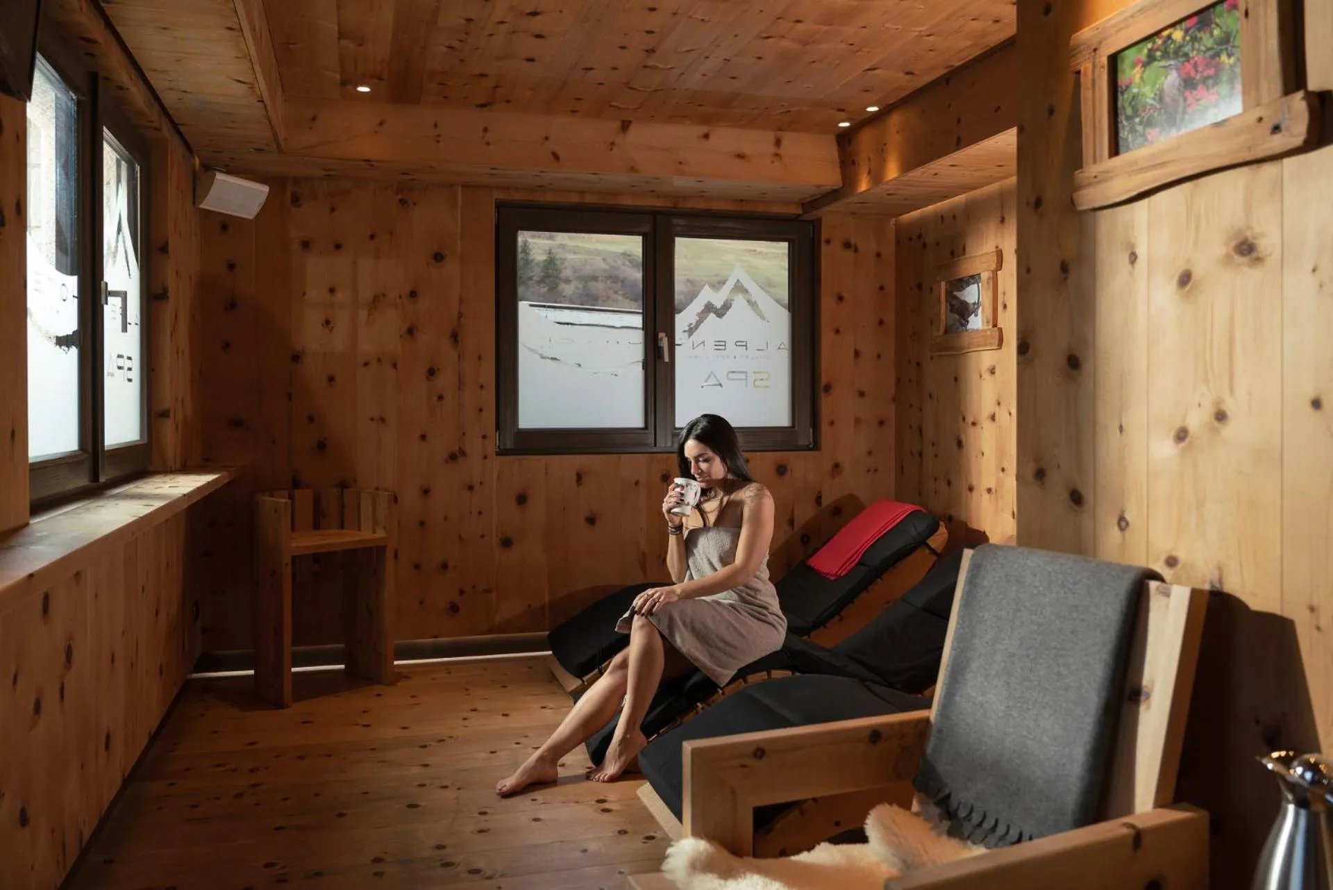 Spa and wellness centre/facilities in Alpen Hotel Chalet