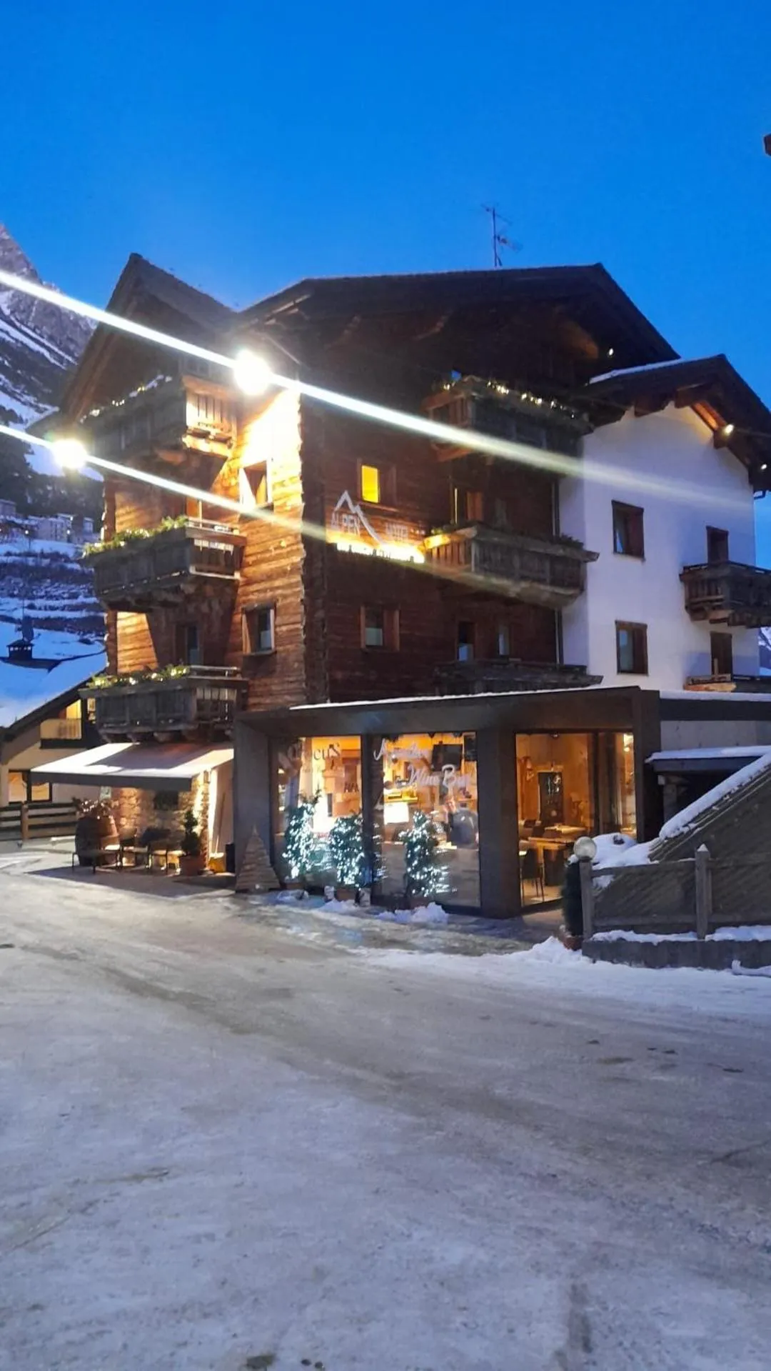 Property building in Alpen Hotel Chalet