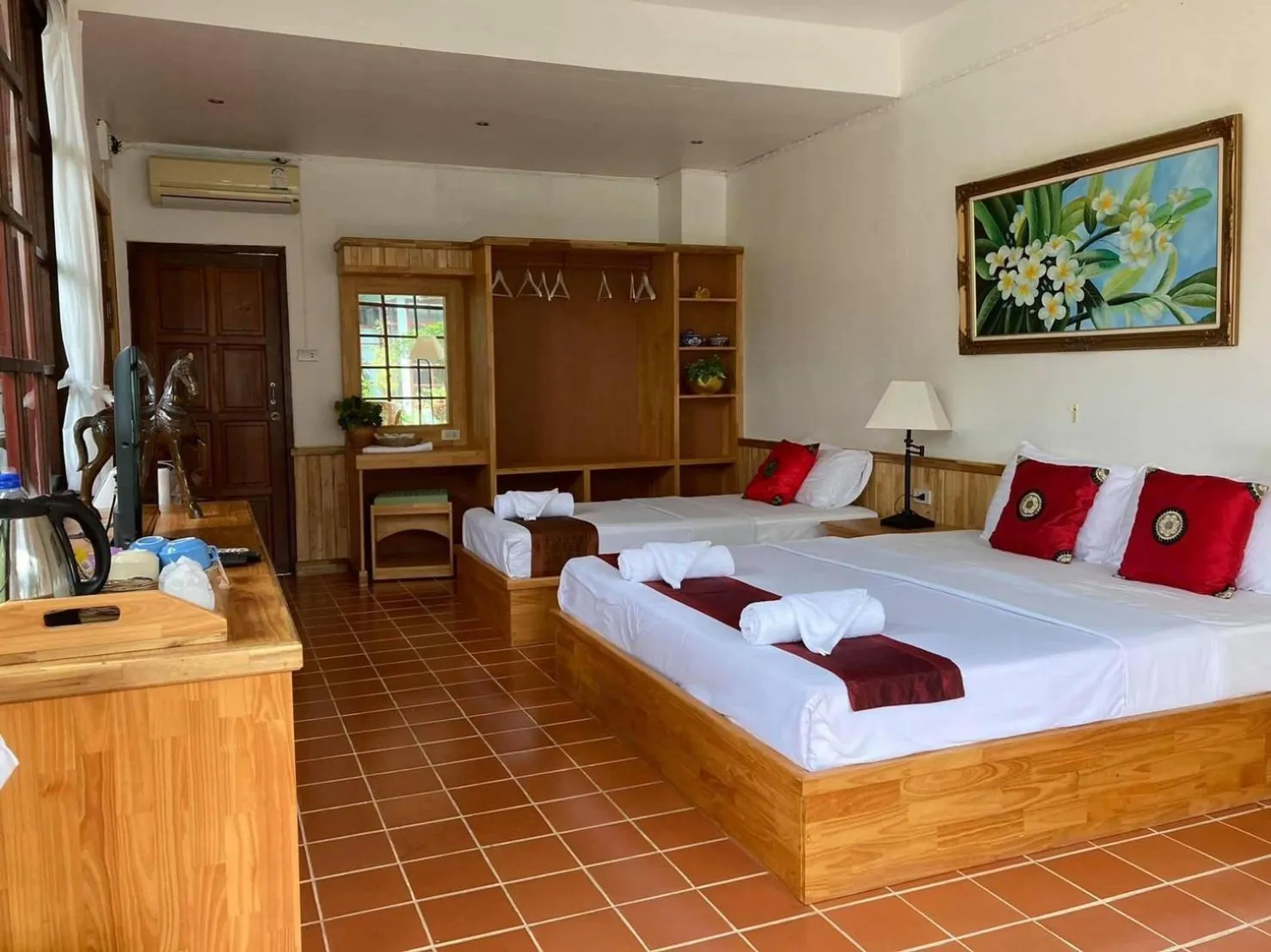 Bed in Ekman Garden Resort