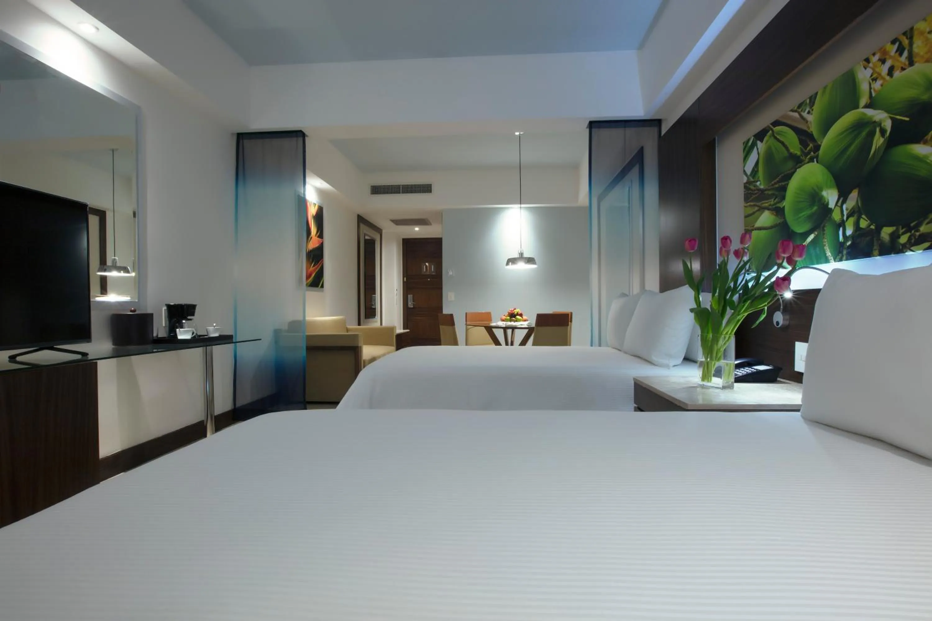 Bed in Krystal Grand Nuevo Vallarta