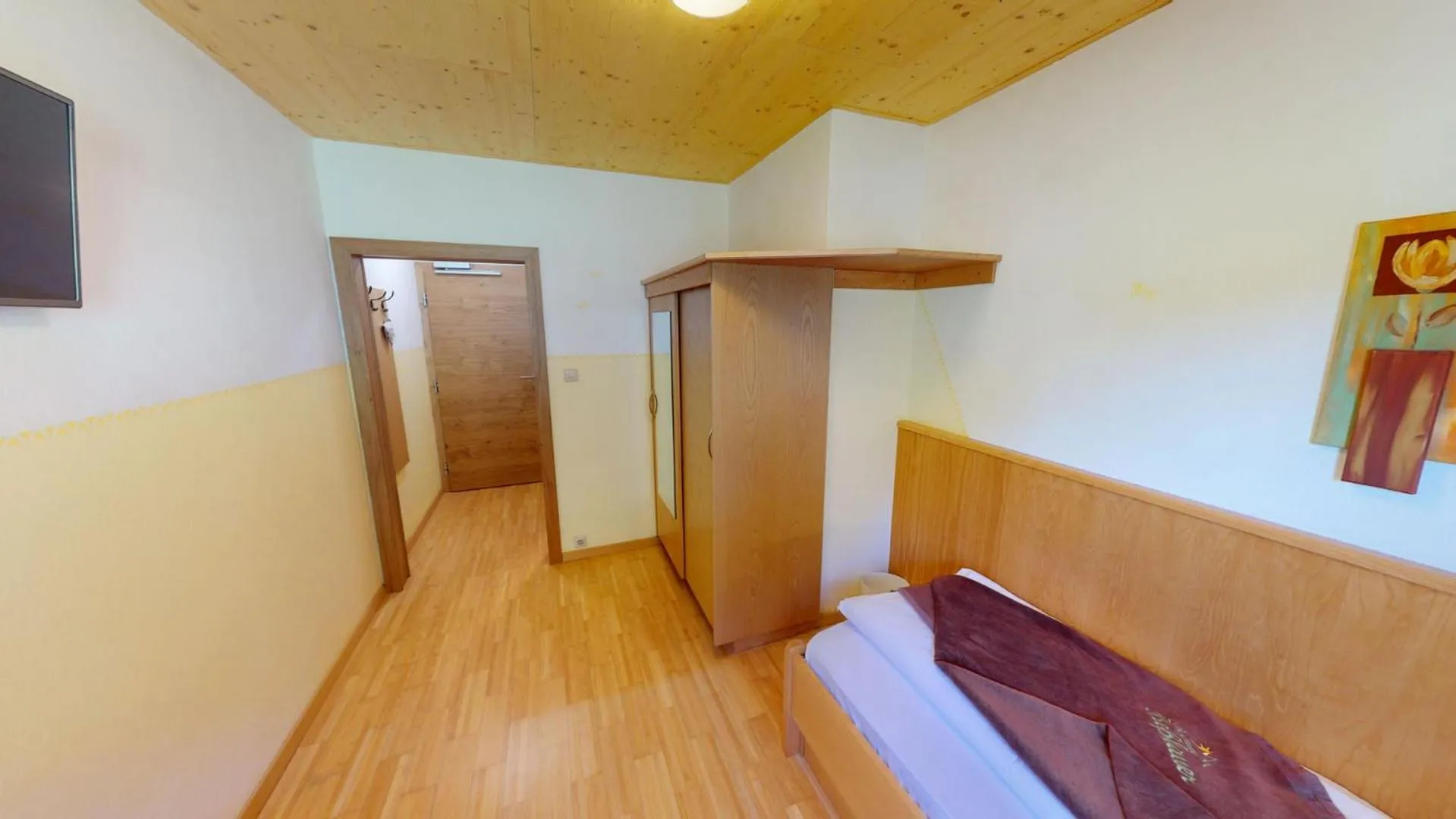 Bedroom, Bed in Berghotel Presslauer