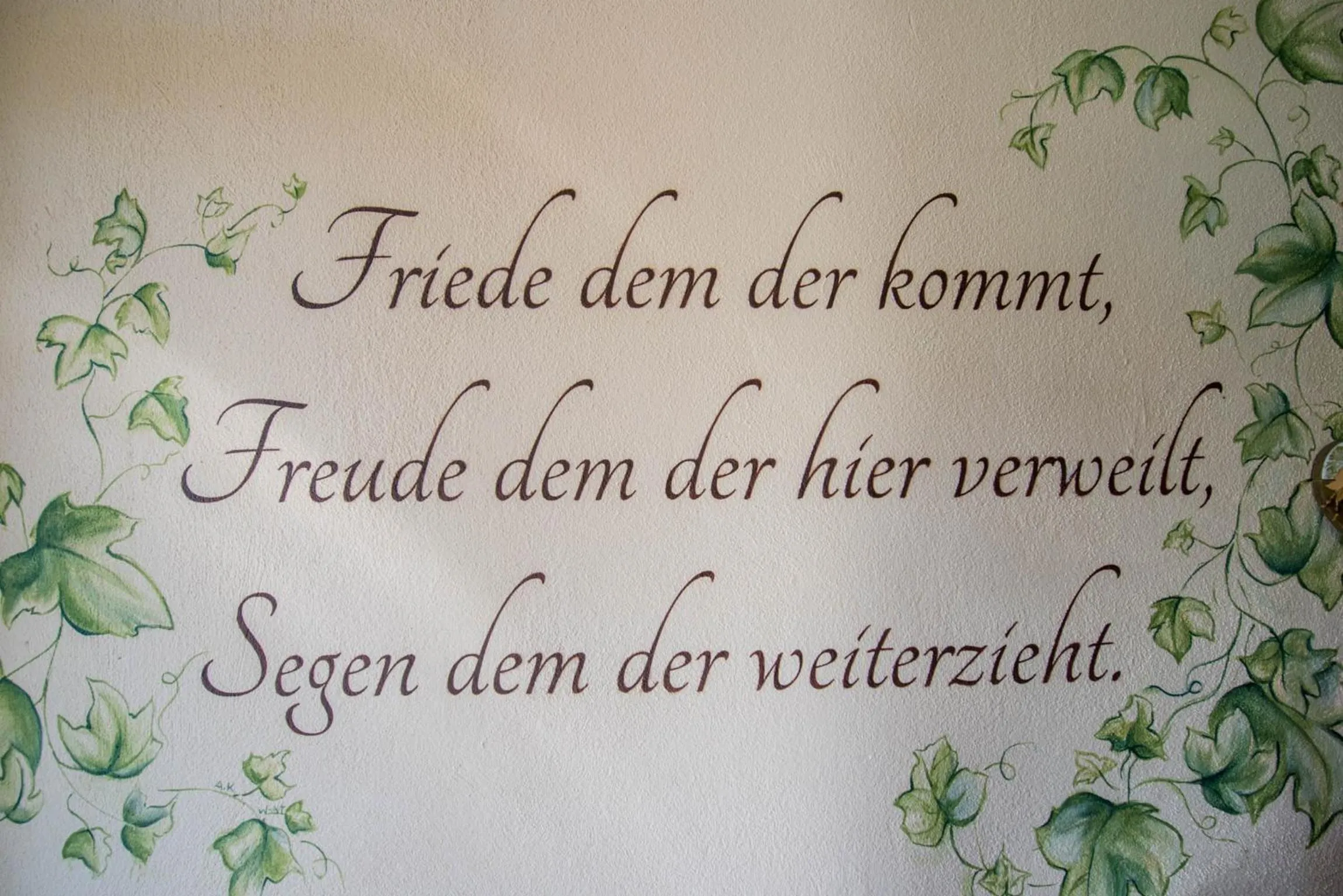 Decorative detail in Berghotel Presslauer