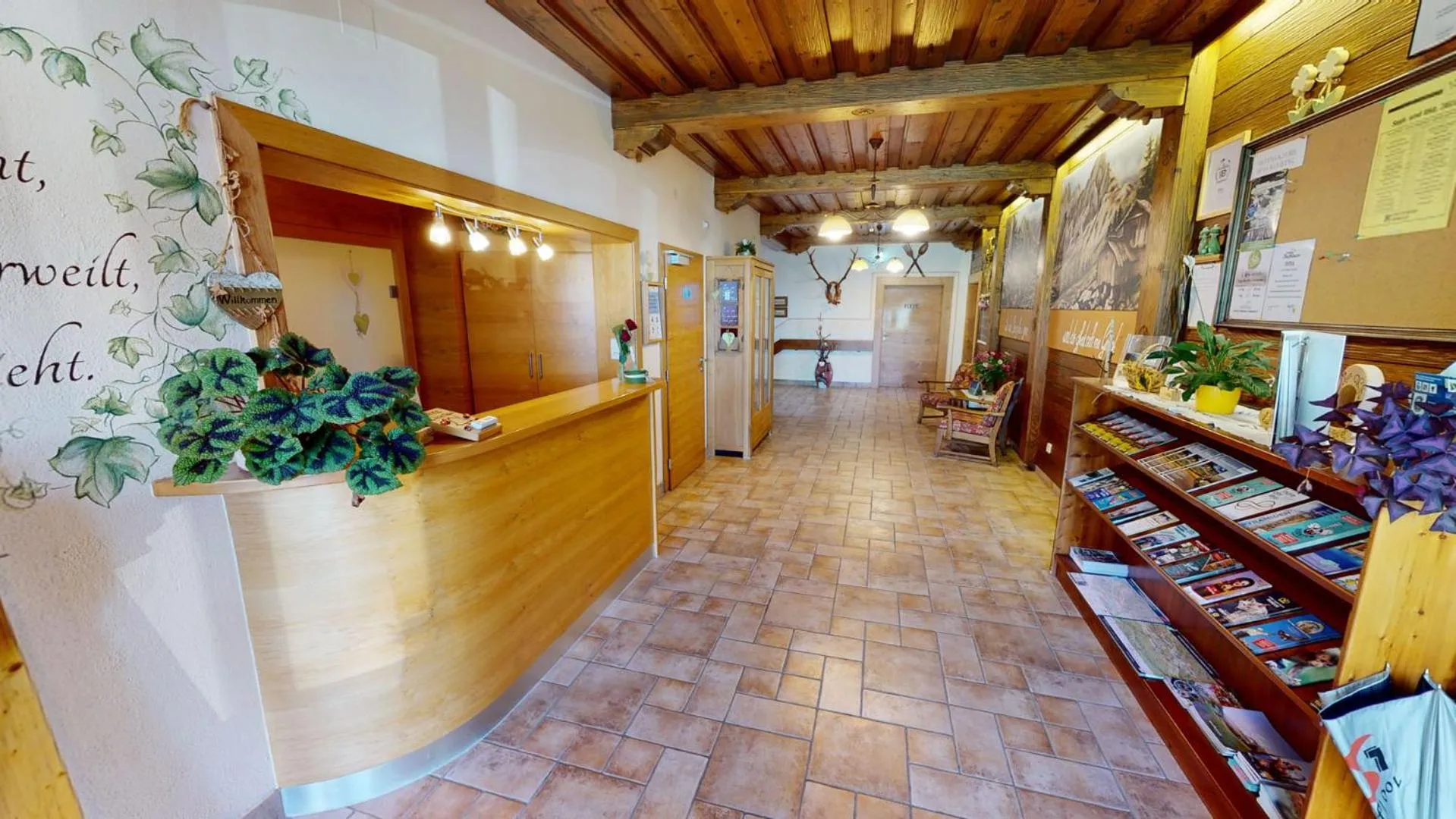 Lobby or reception in Berghotel Presslauer