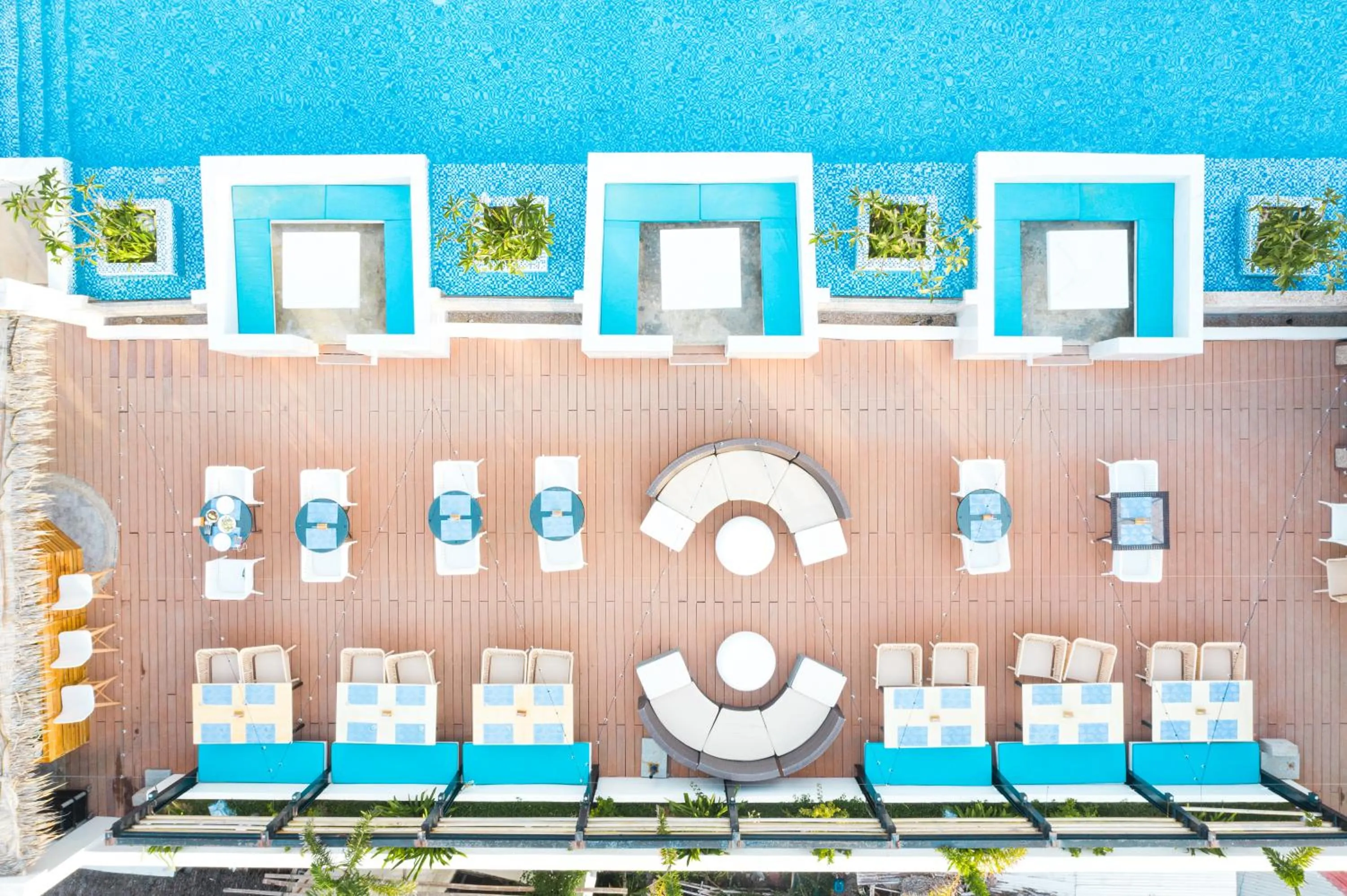 Swimming pool in Ferra Hotel and Garden Suites