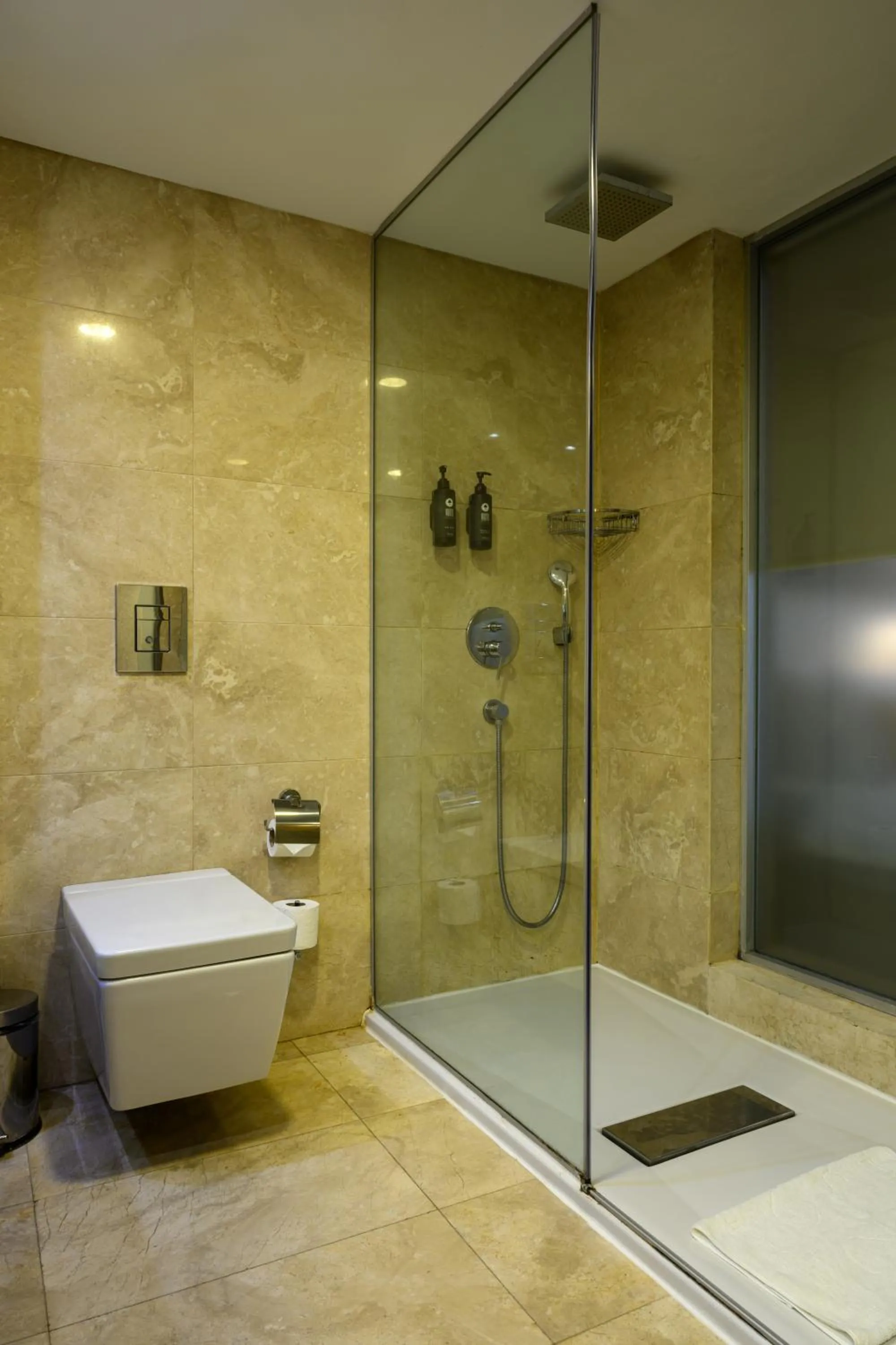 Shower in Ramada by Wyndham Istanbul Grand Bazaar