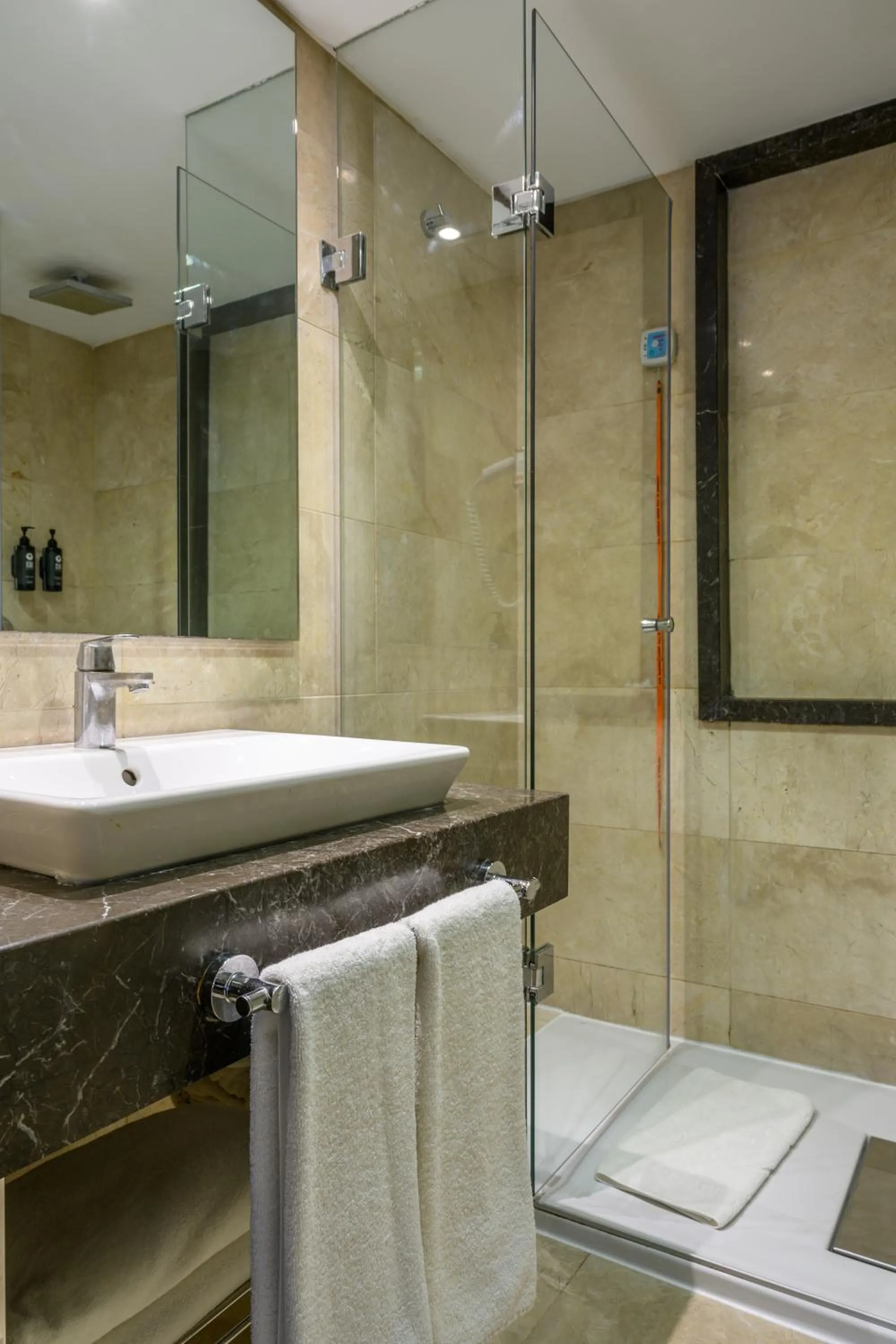 Shower in Ramada by Wyndham Istanbul Grand Bazaar