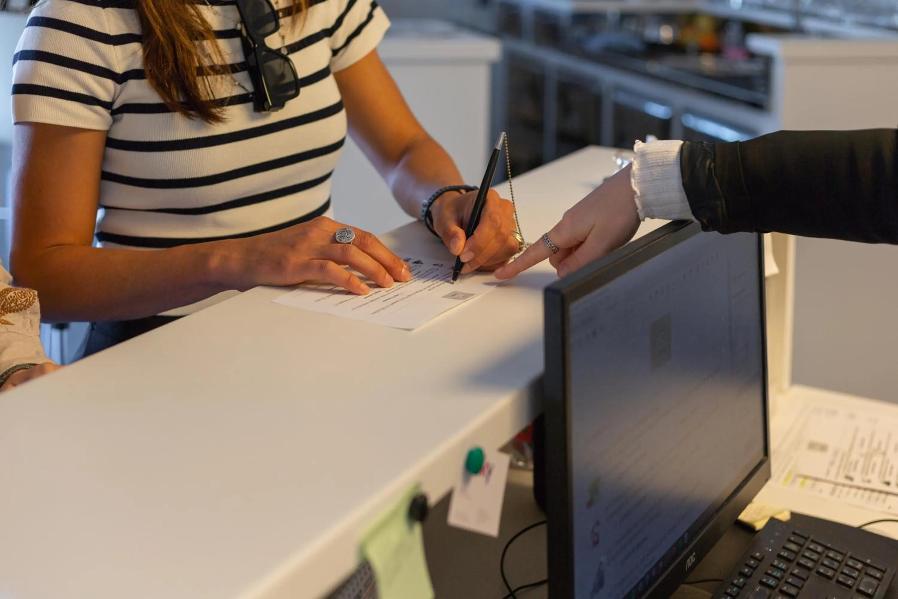 Lobby or reception in Hotel Commodore