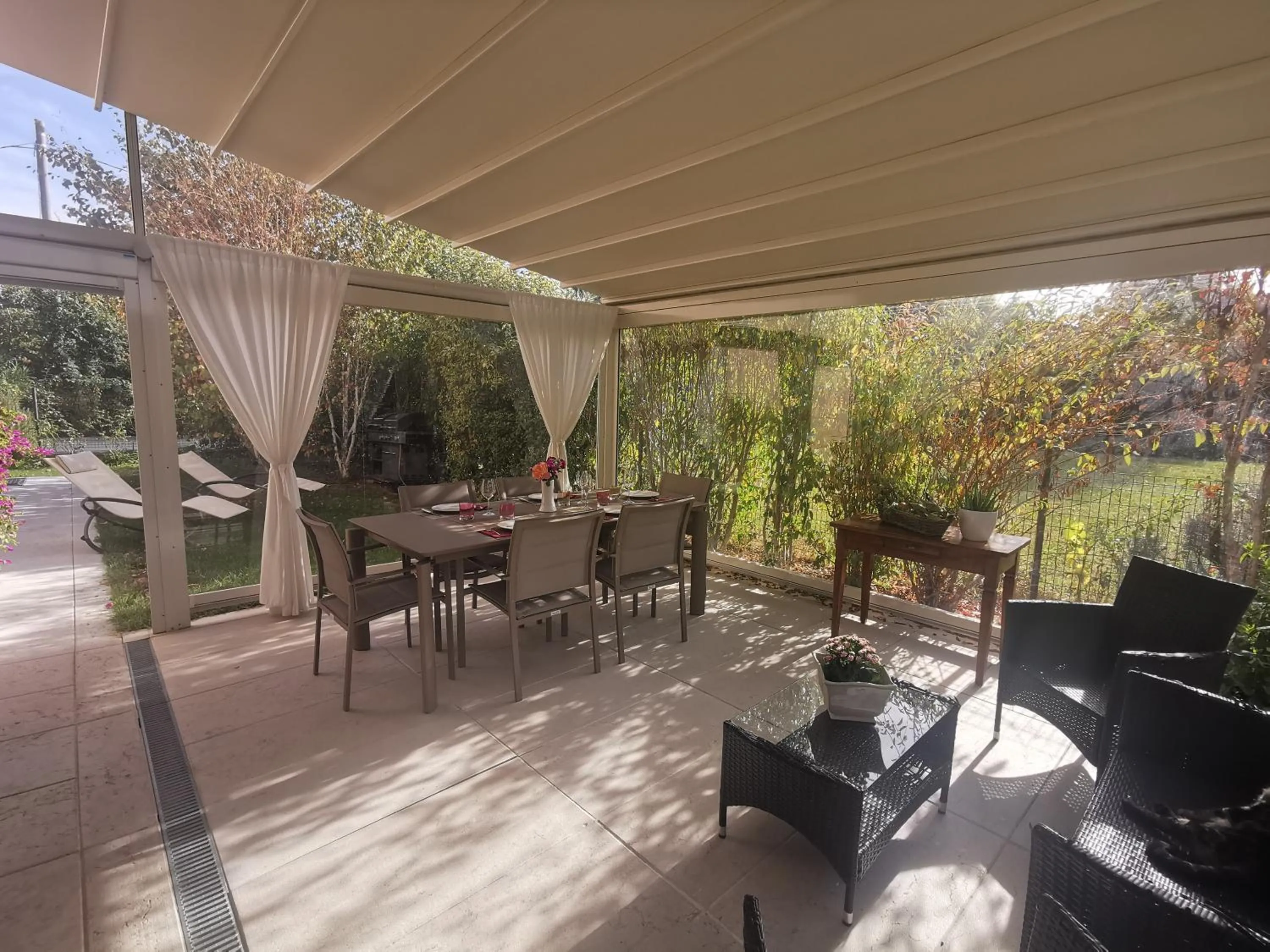 Garden view in R&B Il Melograno