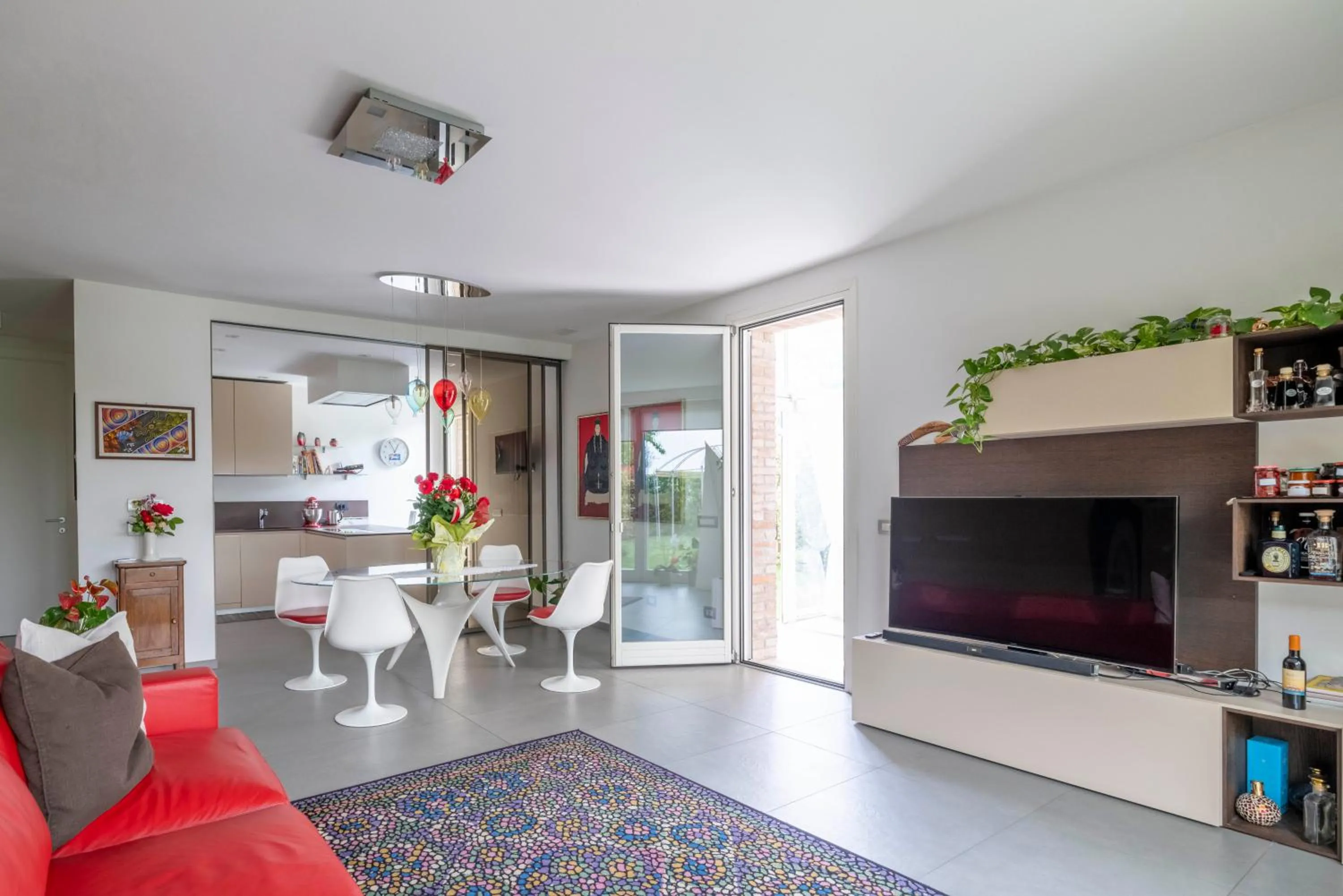 Communal lounge/ TV room in R&B Il Melograno