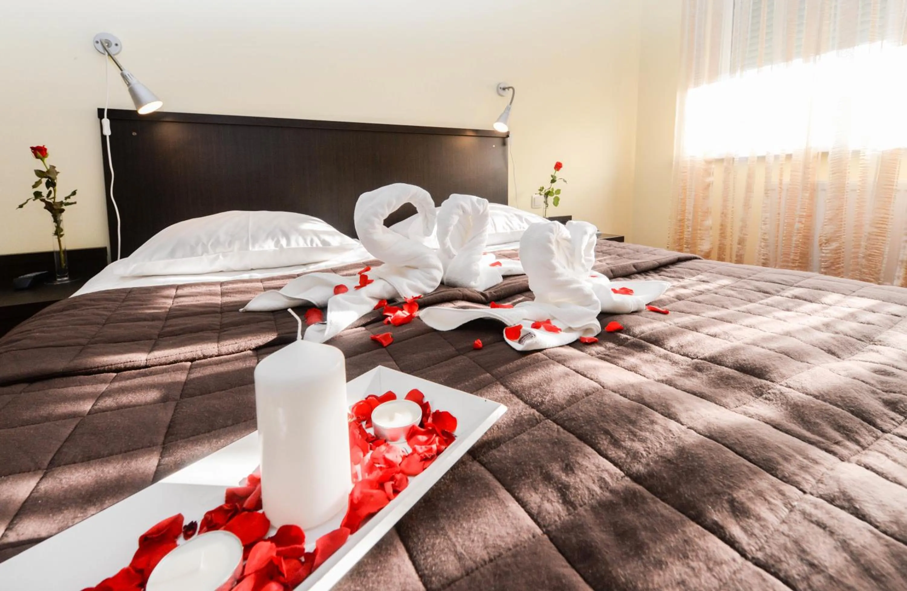 Decorative detail, Bed in Hotel Liburnia