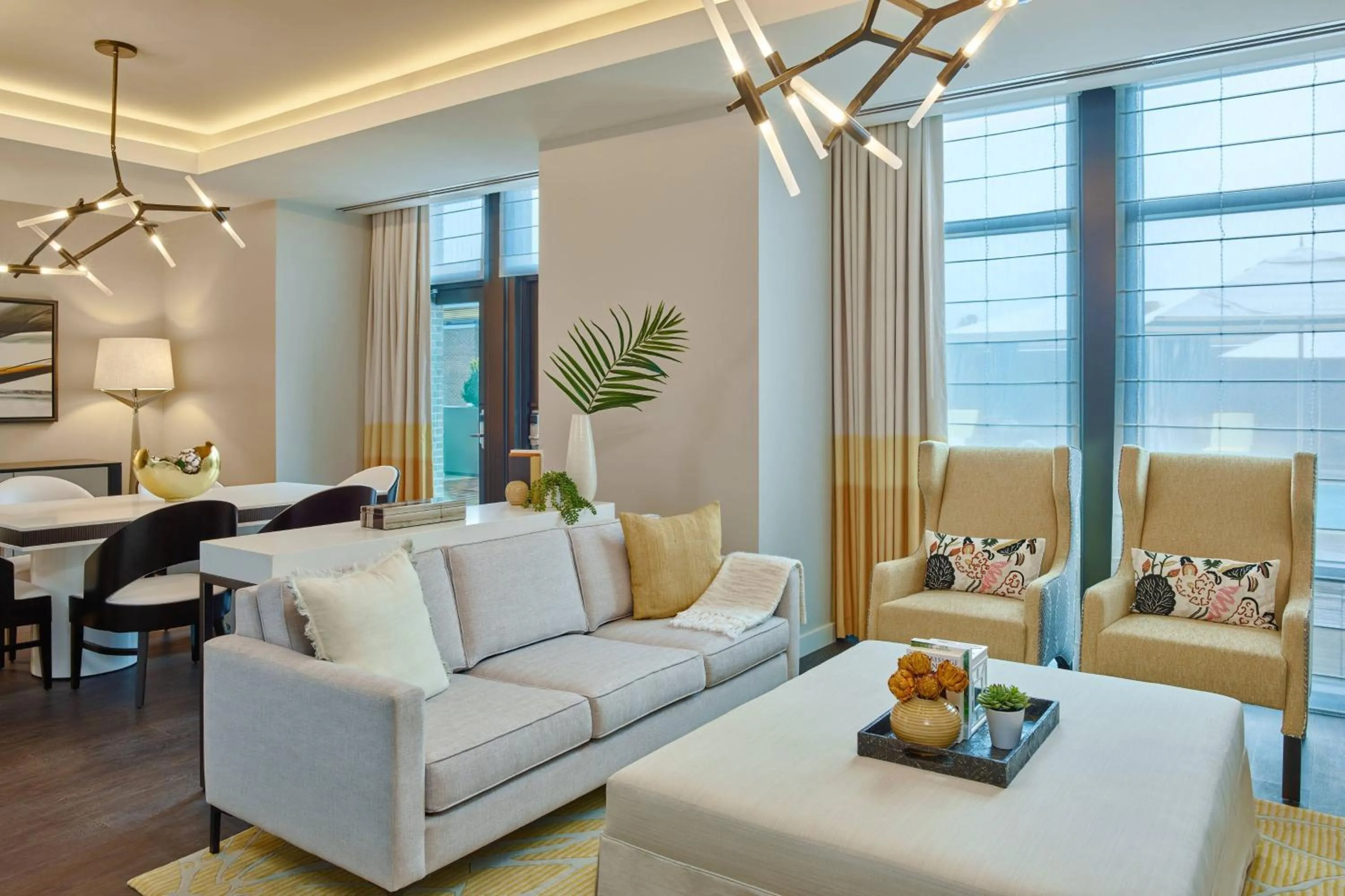 Living room in The Hotel at Avalon, Autograph Collection