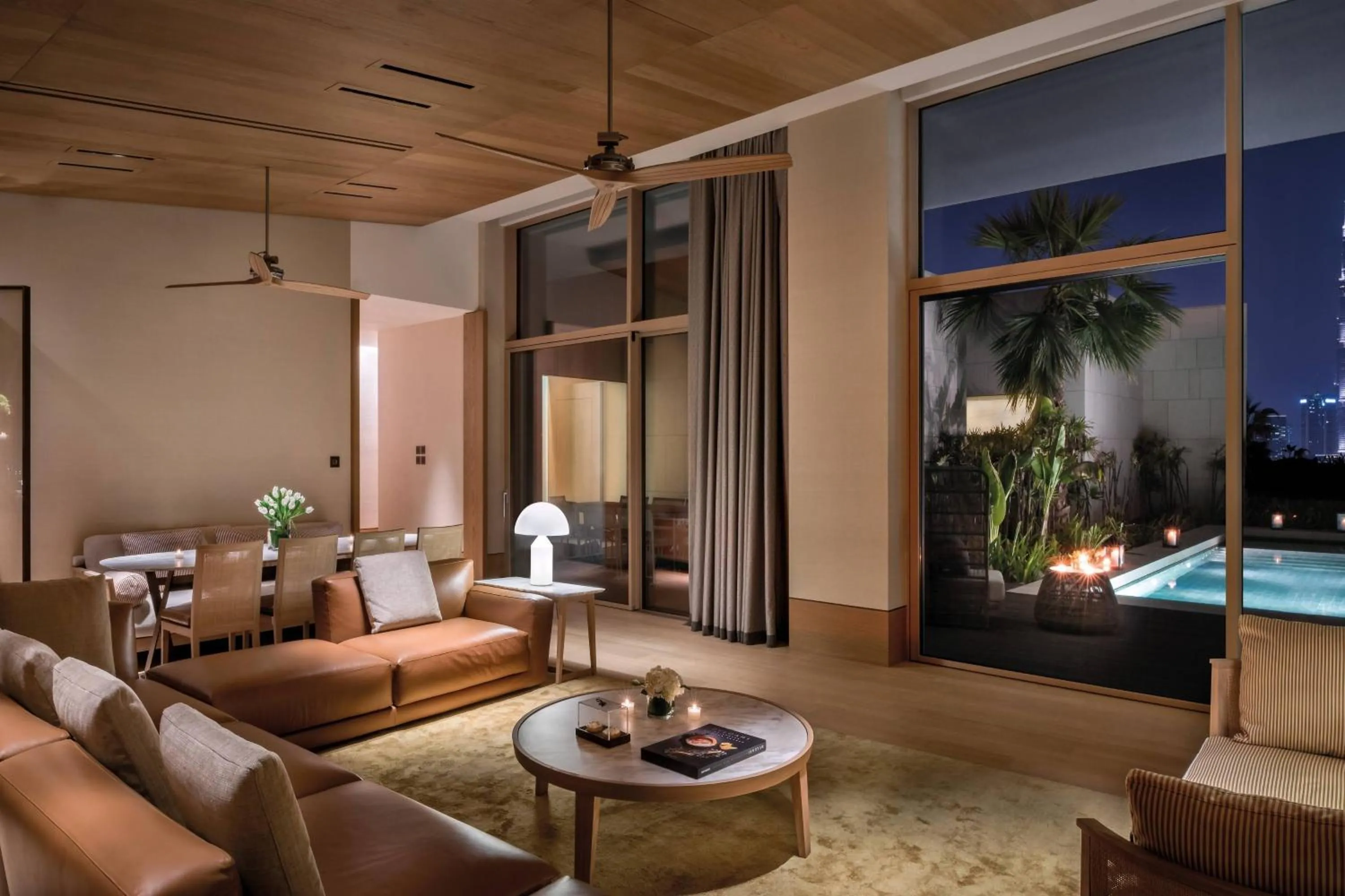 Living room in Bvlgari Resort Dubai