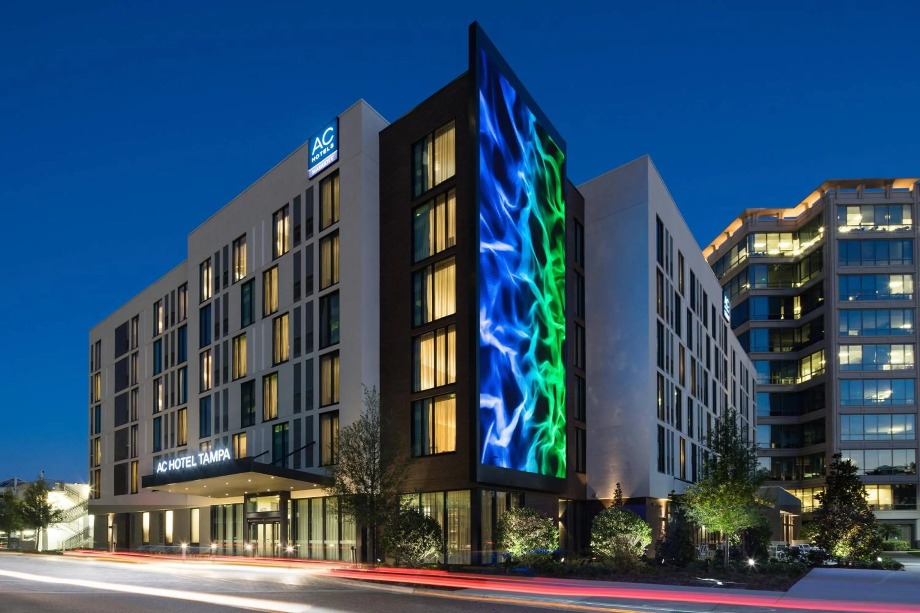 Property building in AC Hotel by Marriott Tampa Airport