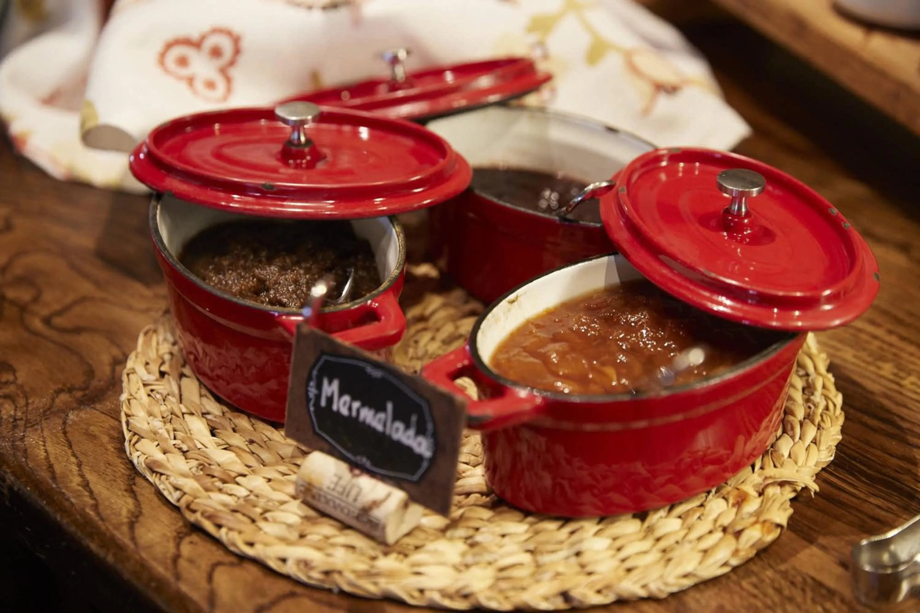 Buffet breakfast in Hotel Santa Cruz Plaza