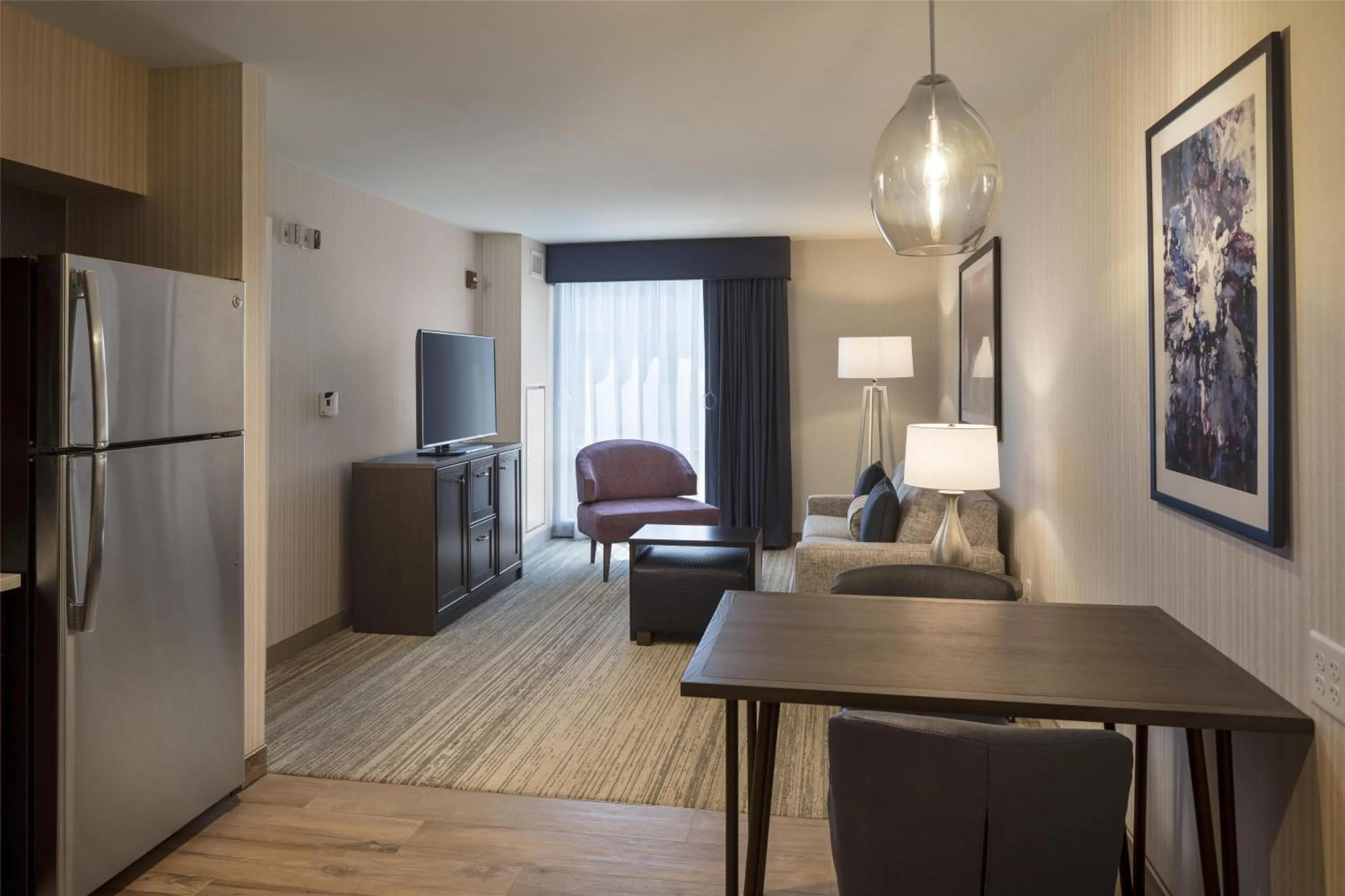 Living room in Homewood Suites by Hilton Needham Boston