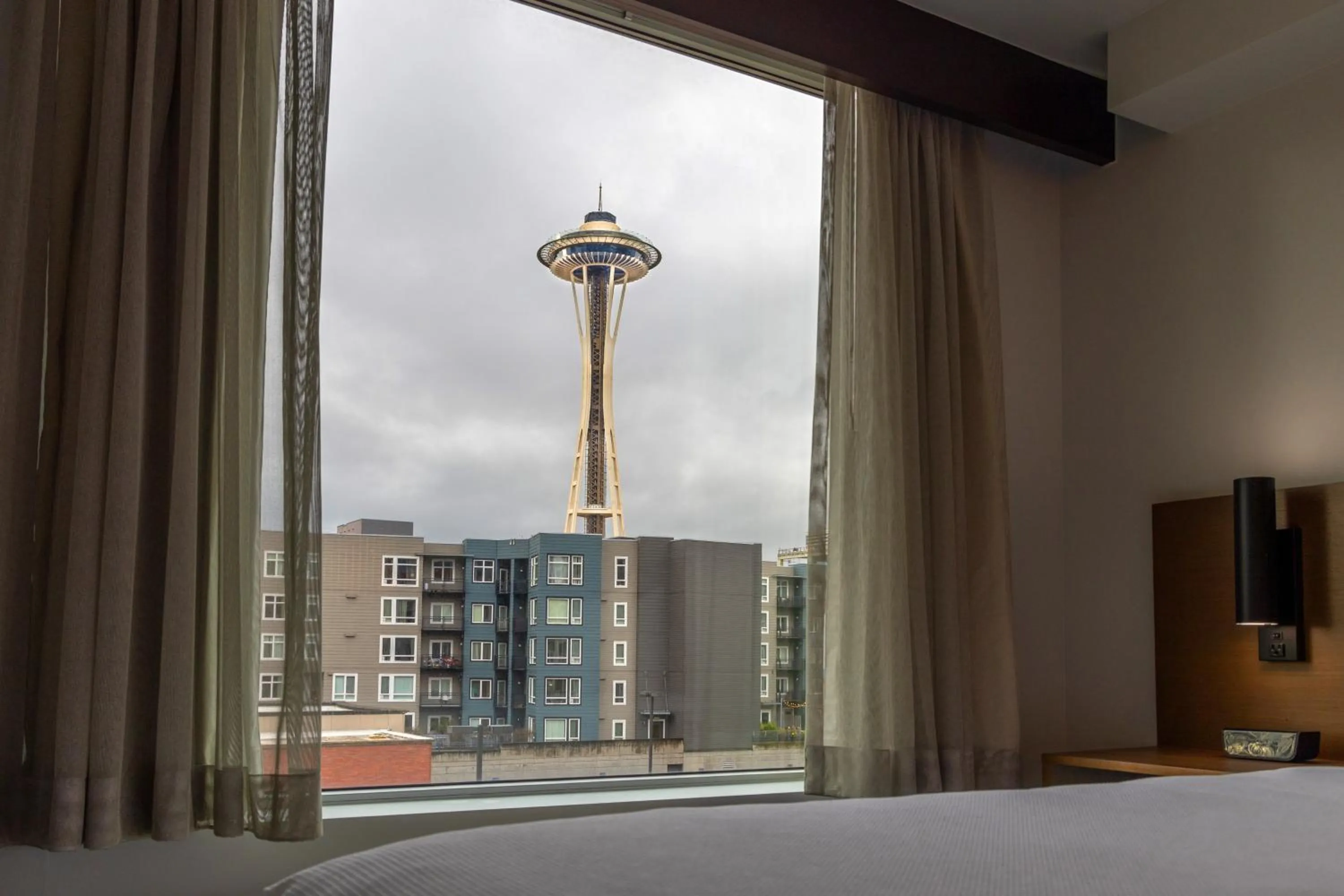 View (from property/room), Bed in Hyatt Place Seattle Downtown