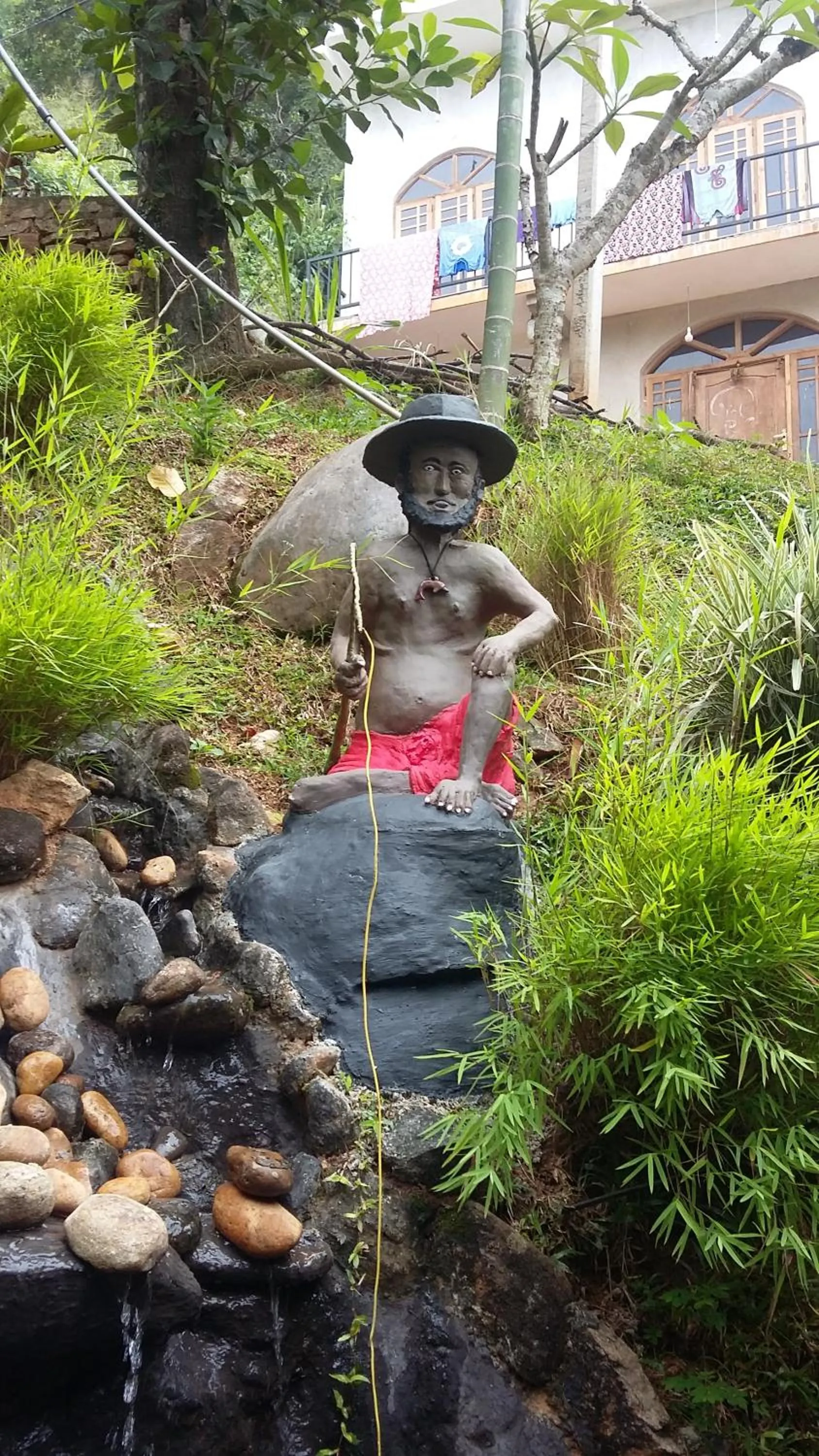 Garden in Kandy Mountain Cottage