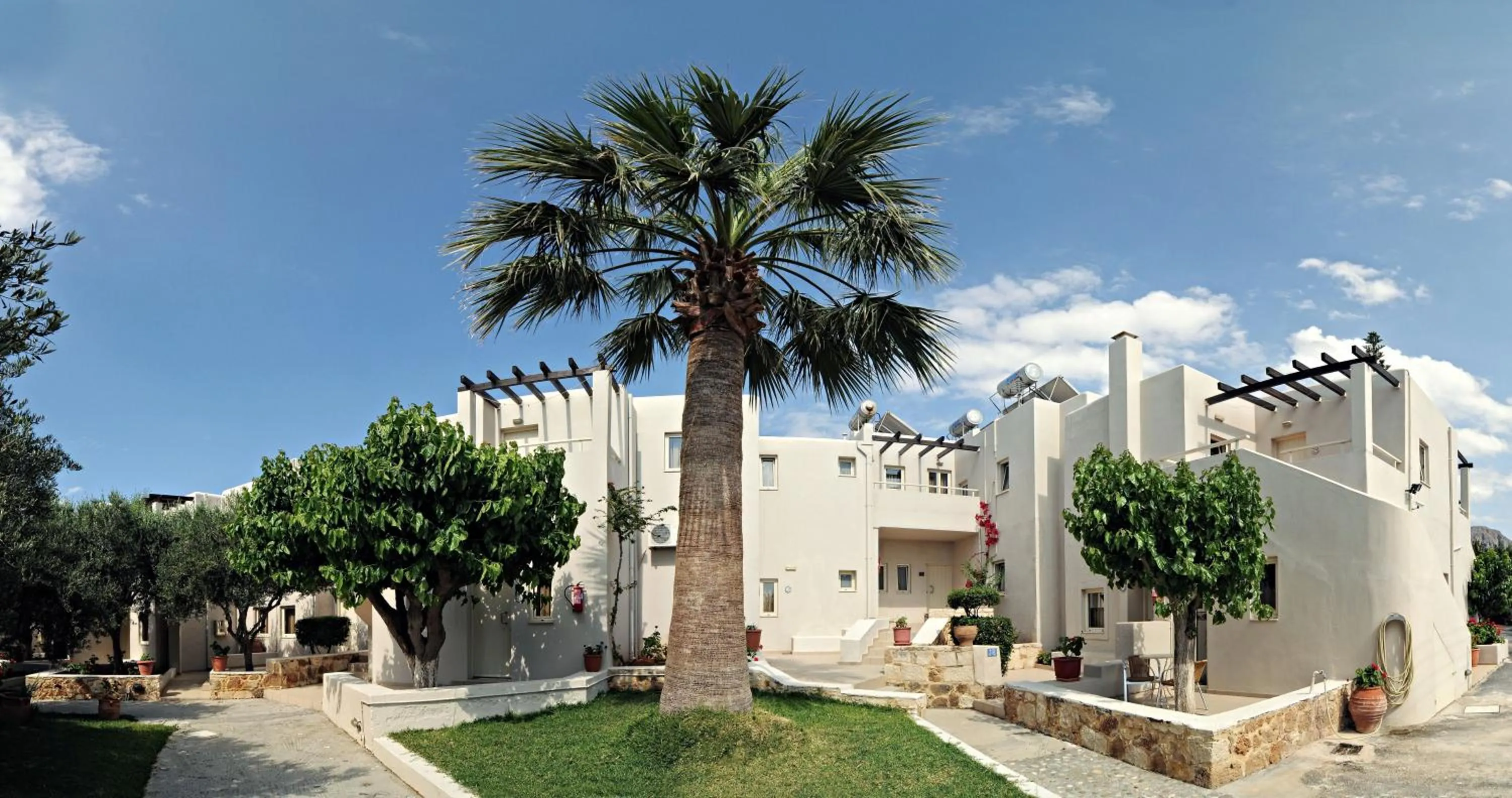 Property building in Ourania Apartments Hotel