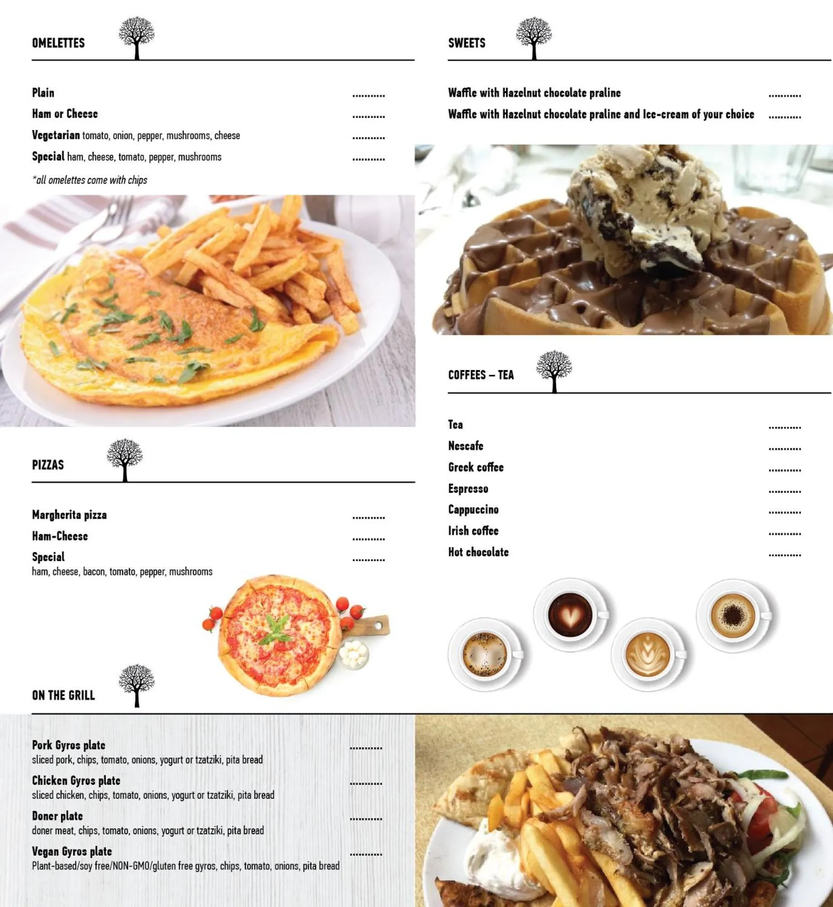 Restaurant/places to eat in Ourania Apartments Hotel