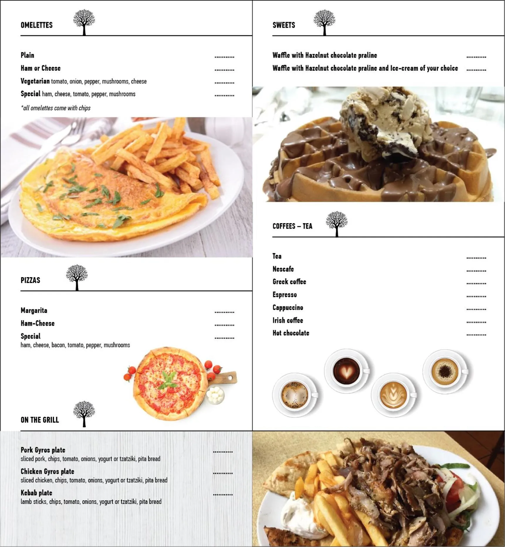 Restaurant/places to eat in Ourania Apartments Hotel