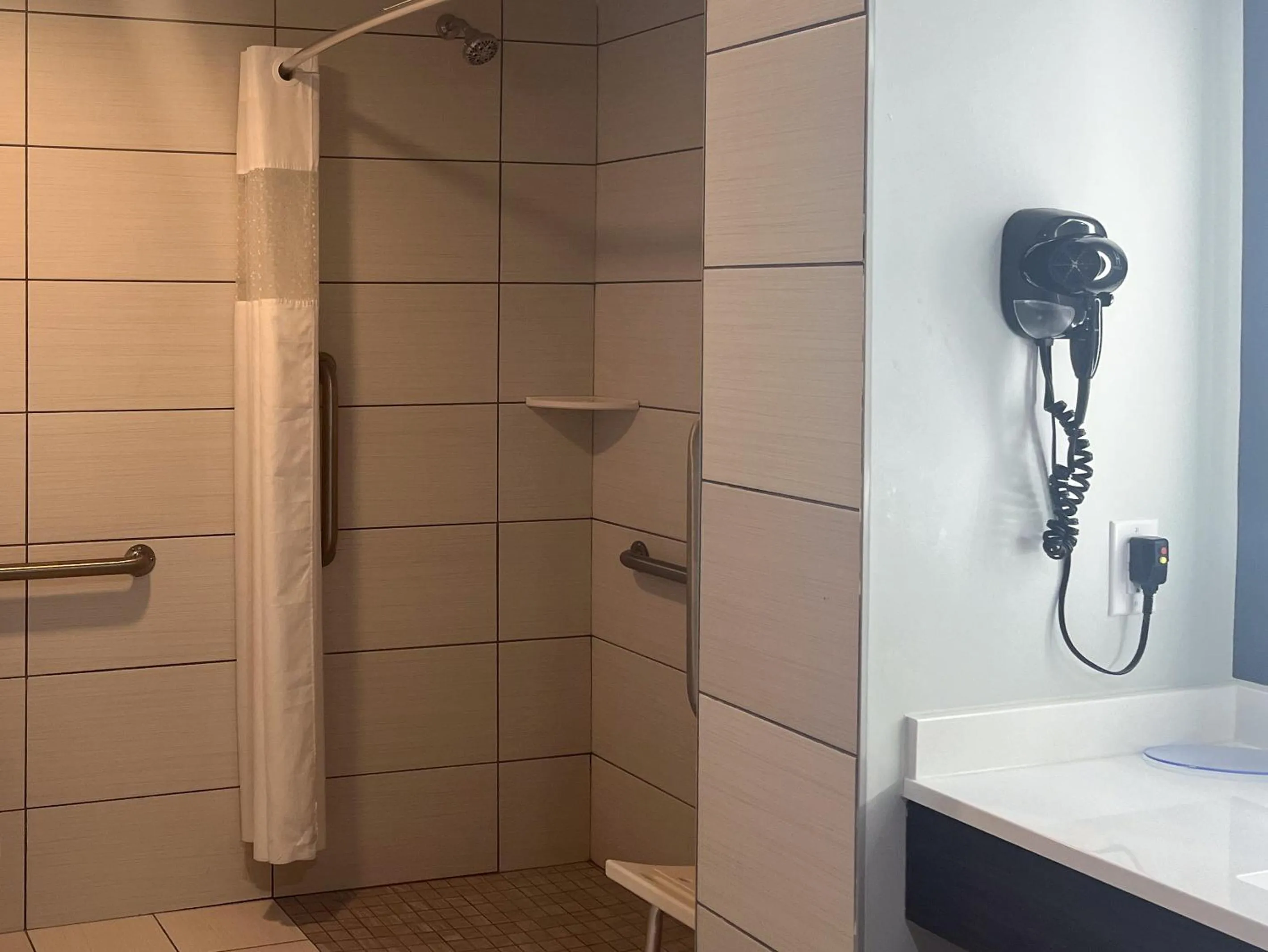 Bathroom in Motel 6 Norfolk, VA East Little Creek